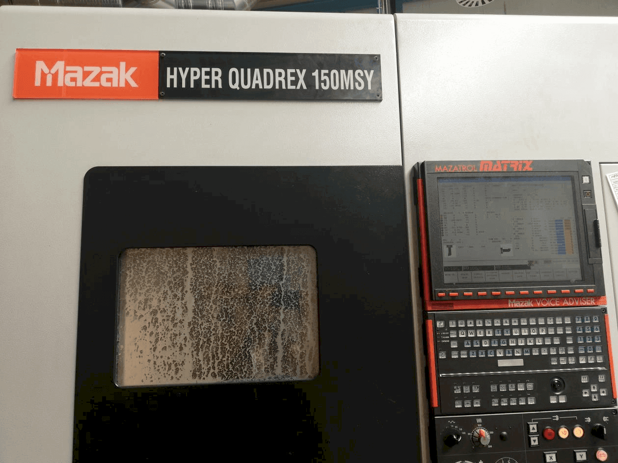 Front view of Mazak HYPER QUADREX 150MSY  machine