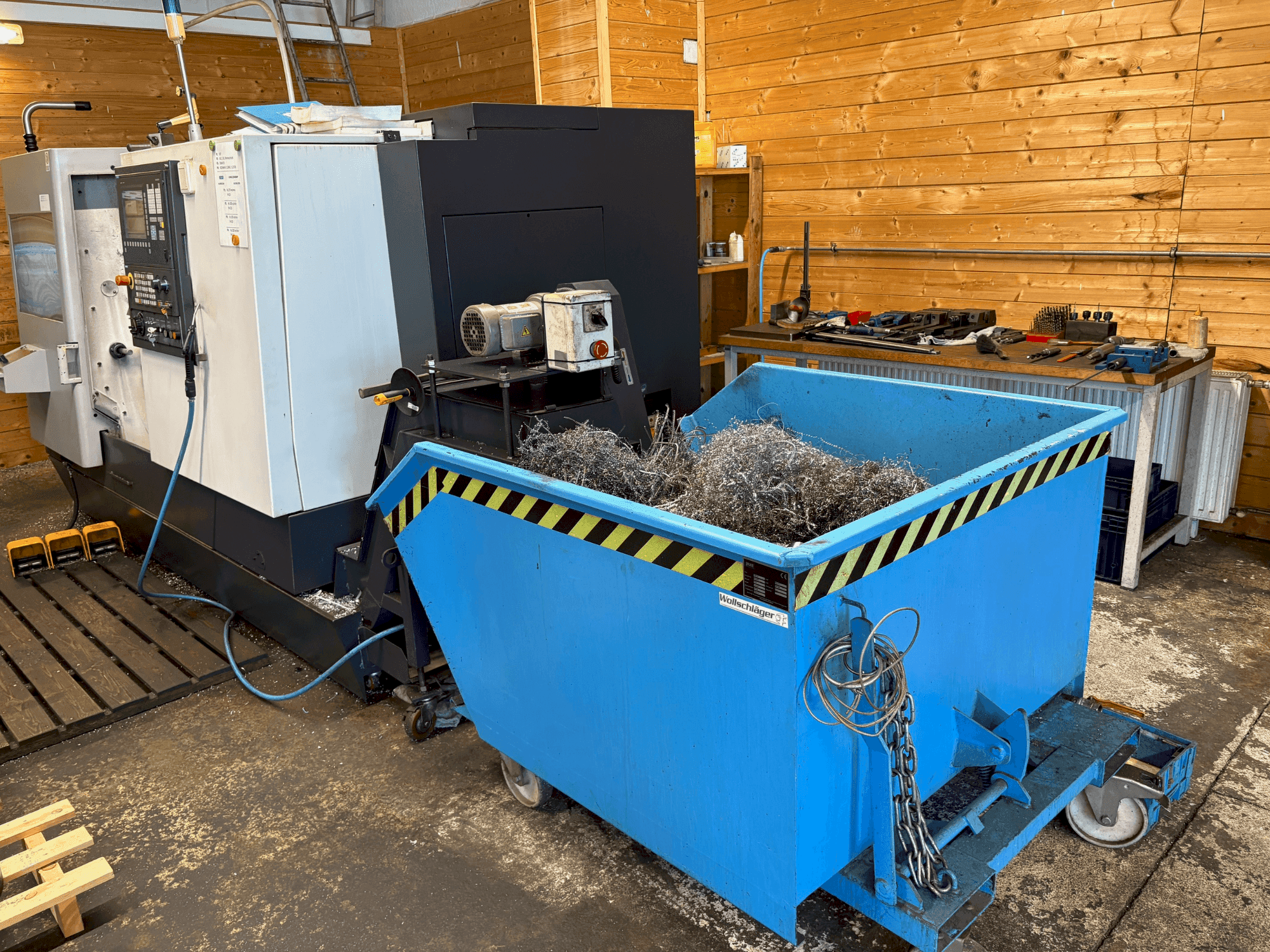 Front view of HWACHEON Cutex 240  machine