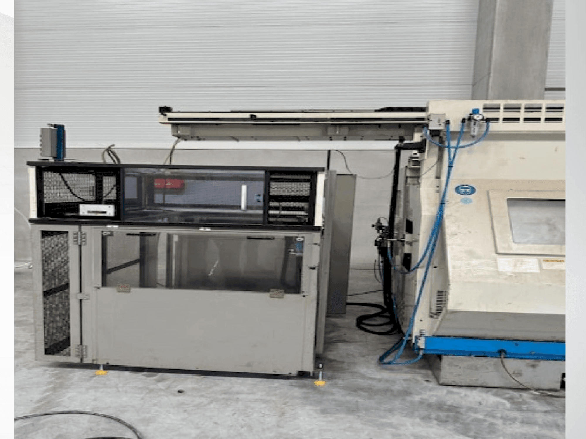 Front view of Okuma LT 10-M  machine