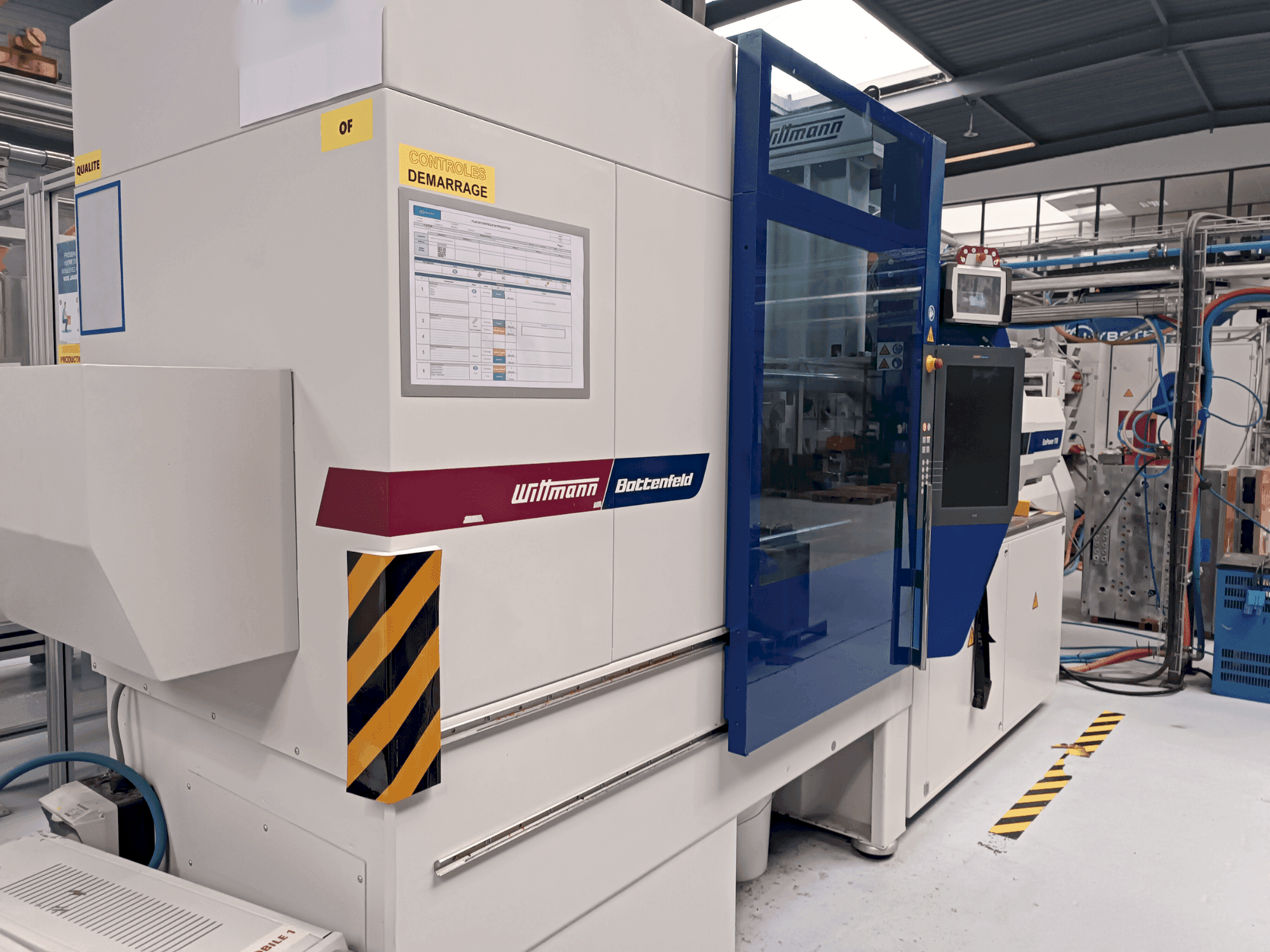 Front view of Battenfeld Ecopower 110-130  machine