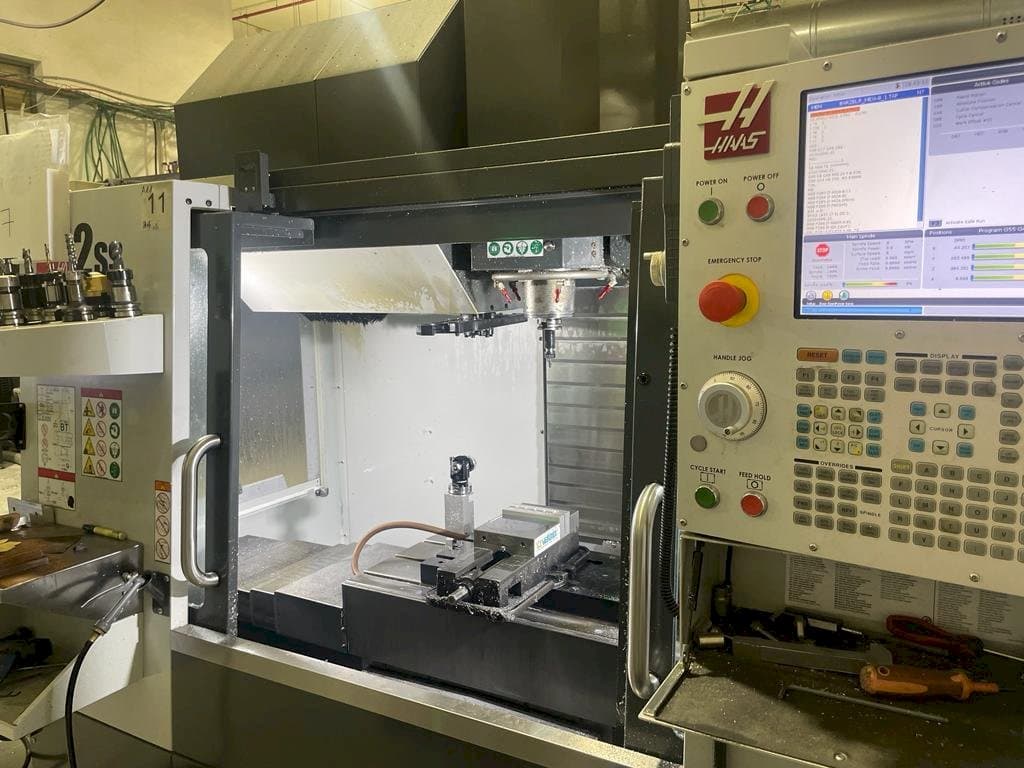 Front view of HAAS VF-2SS  machine