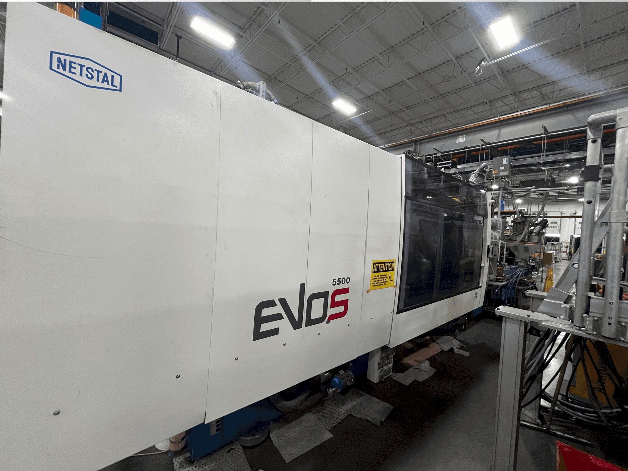 Front view of Netstal EVOS 5500-2900 Speed  machine