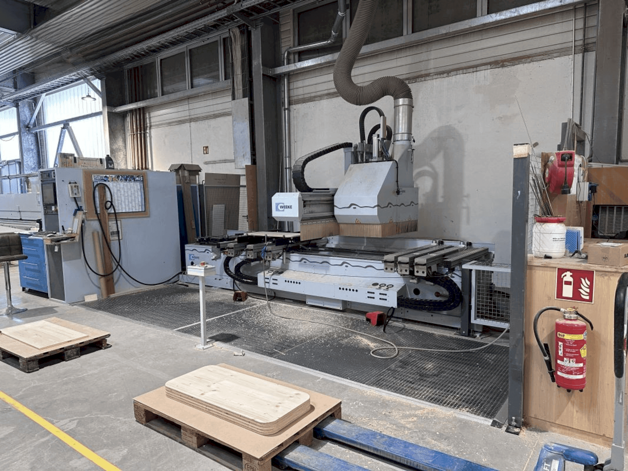 Front view of Weeke OPTIMAT BHC 550  machine