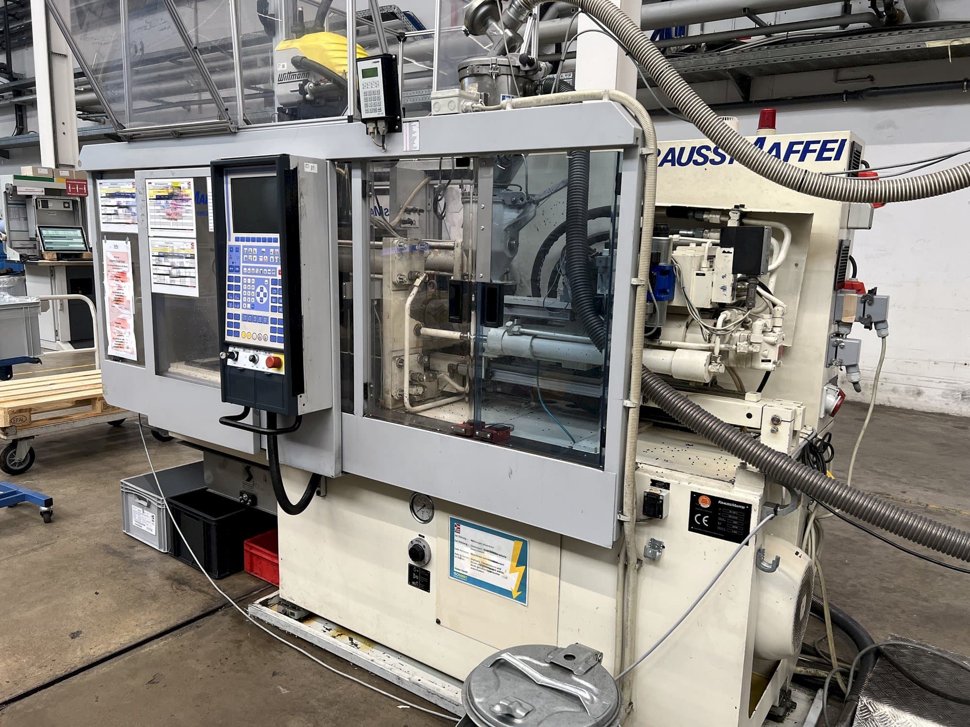 Front view of Krauss Maffei KM 50-125 C1  machine