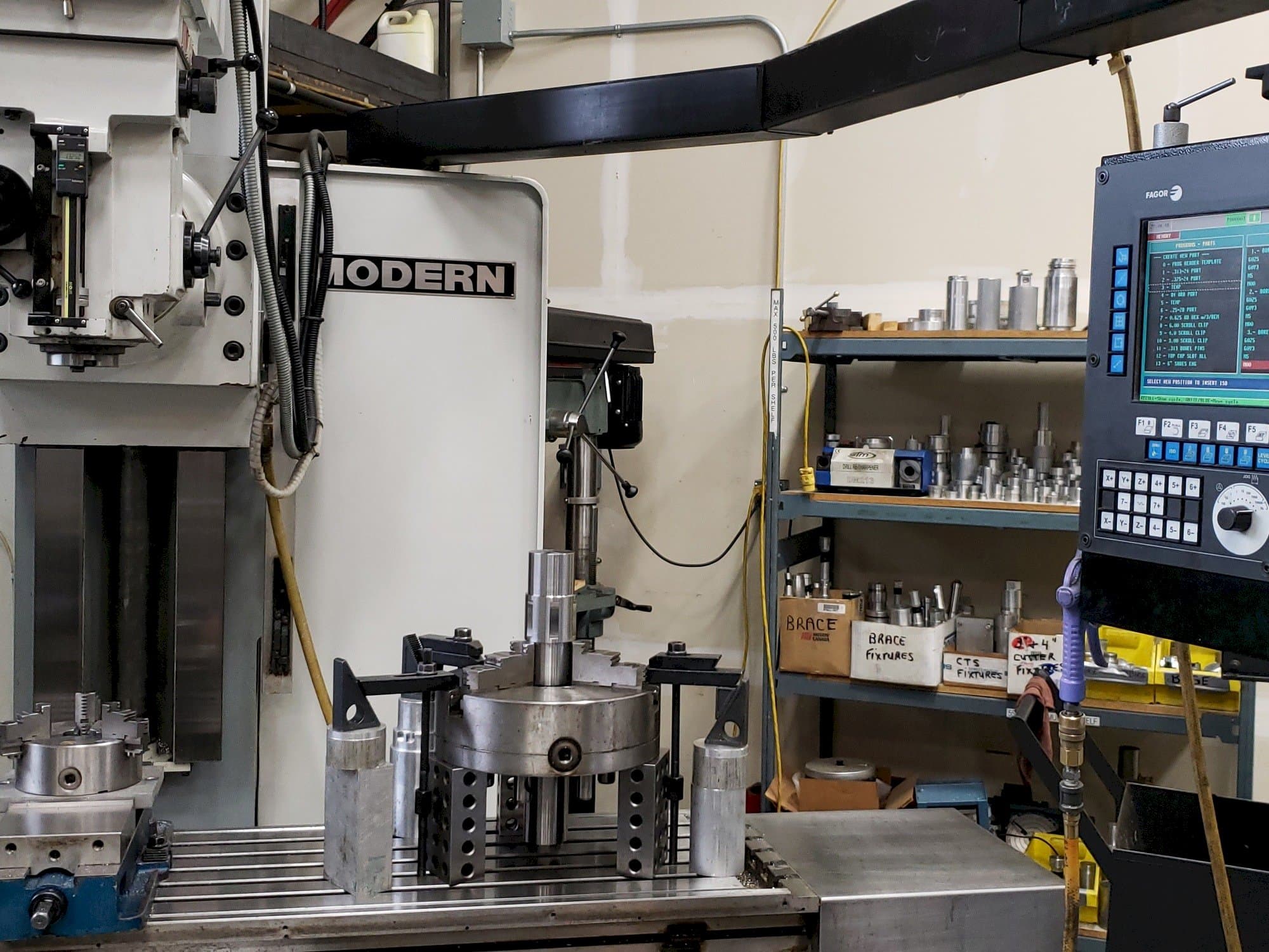 Front view of Modern MB 20  machine