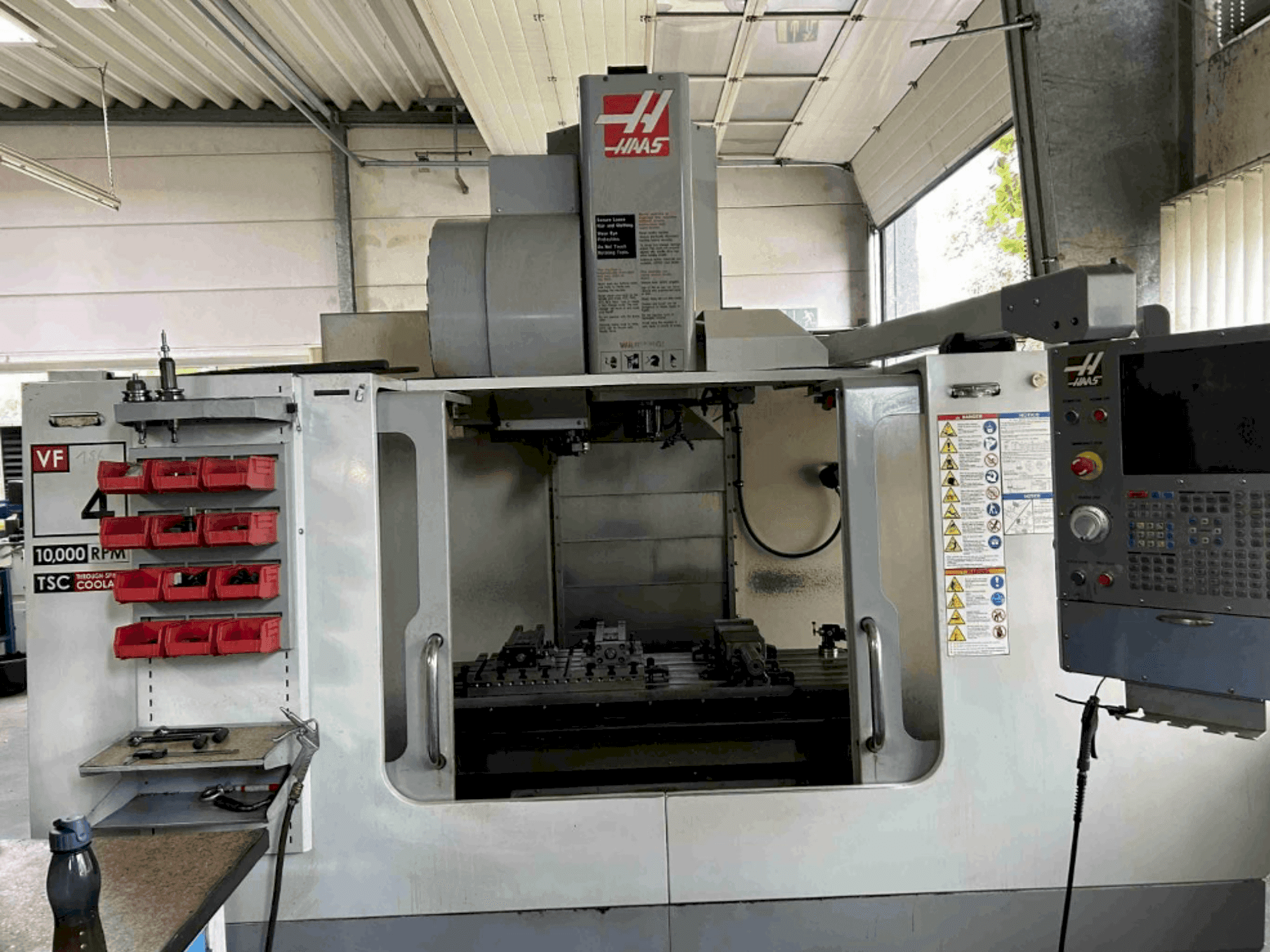 Front view of HAAS VF4 BHE  machine