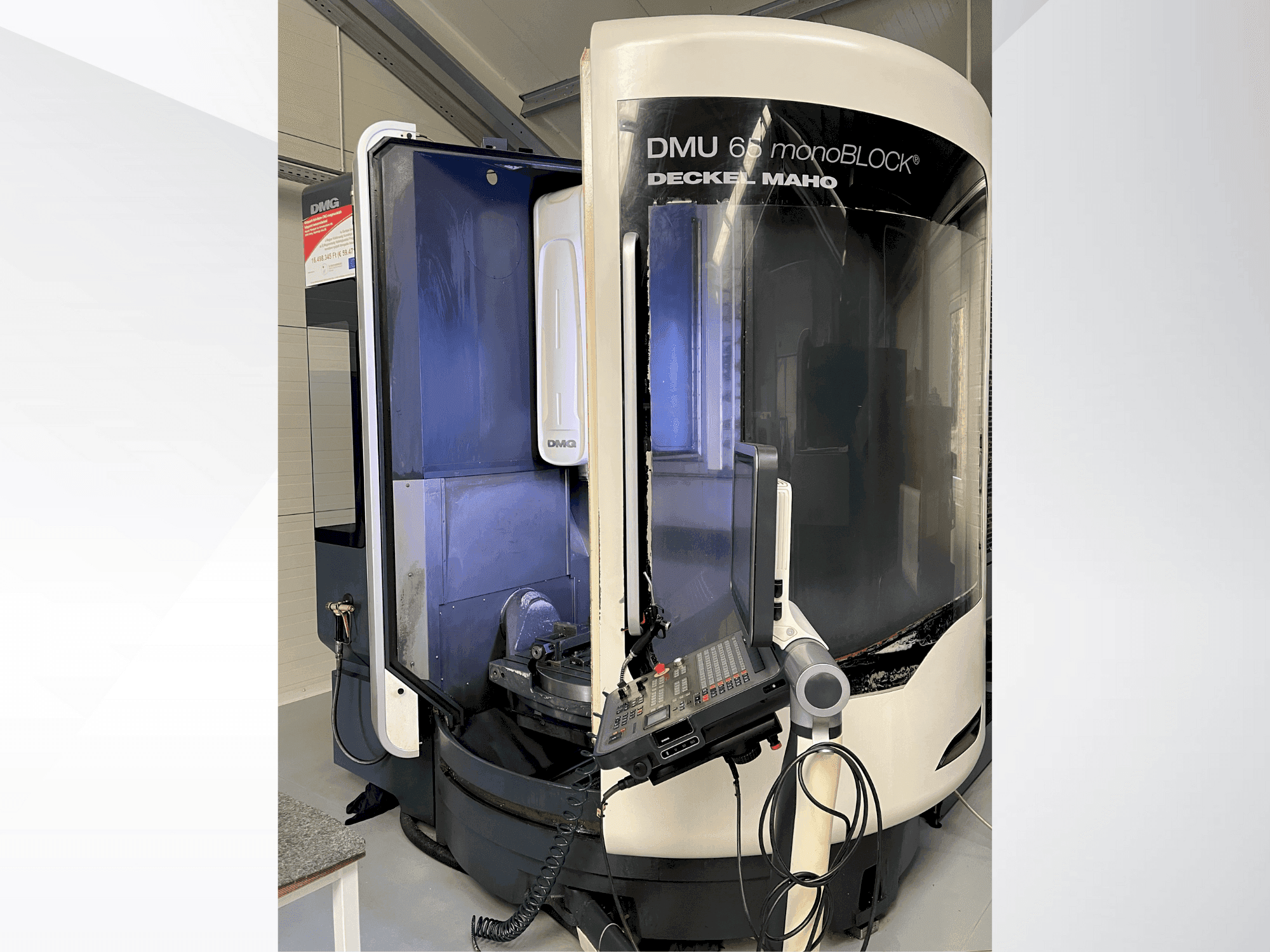 Front view of DECKEL MAHO DMU 65 monoBLOCK  machine