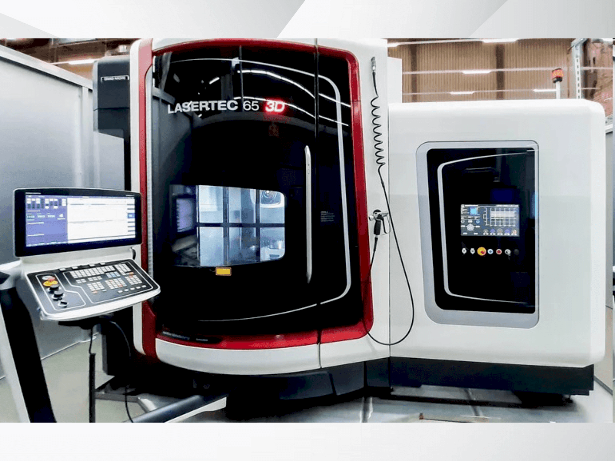 Front view of DMG MORI Lasertec 65  machine