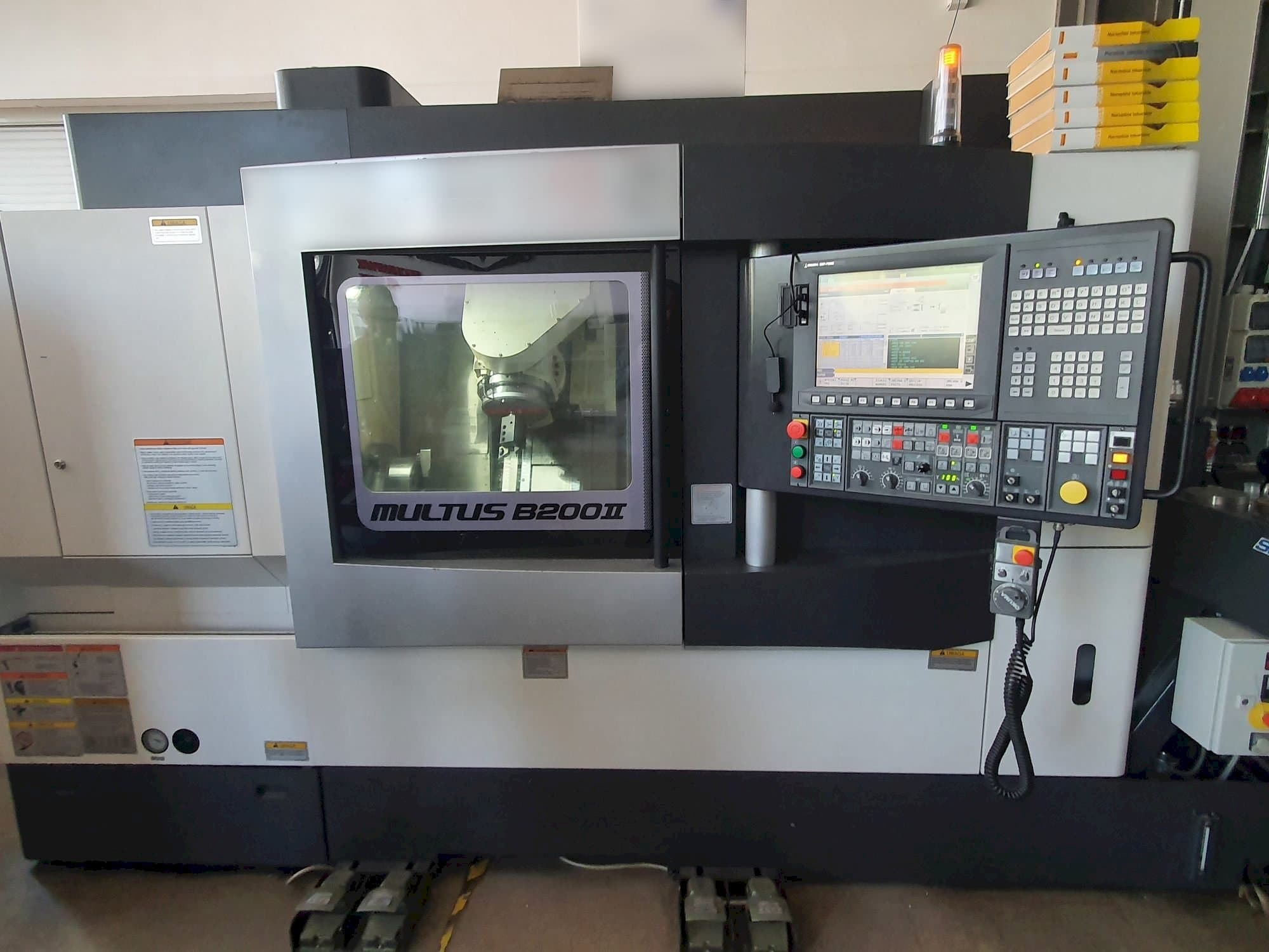 Front view of Okuma MULTUS B200II CX750  machine