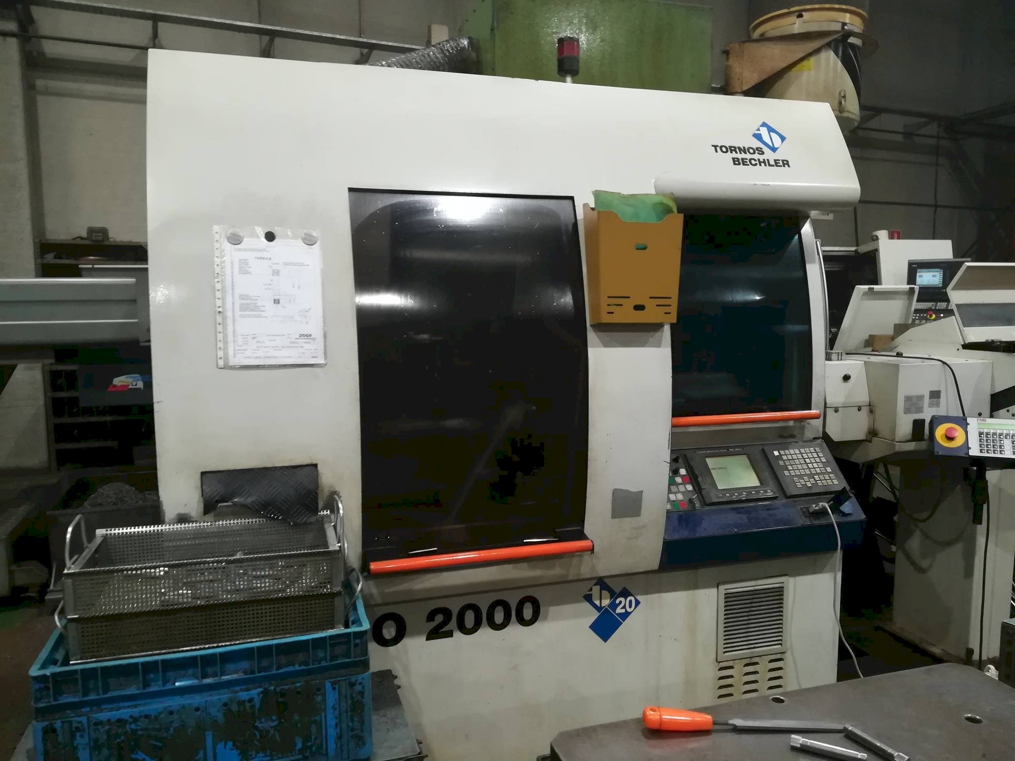 Front view of Tornos-Bechler Deco 20  machine
