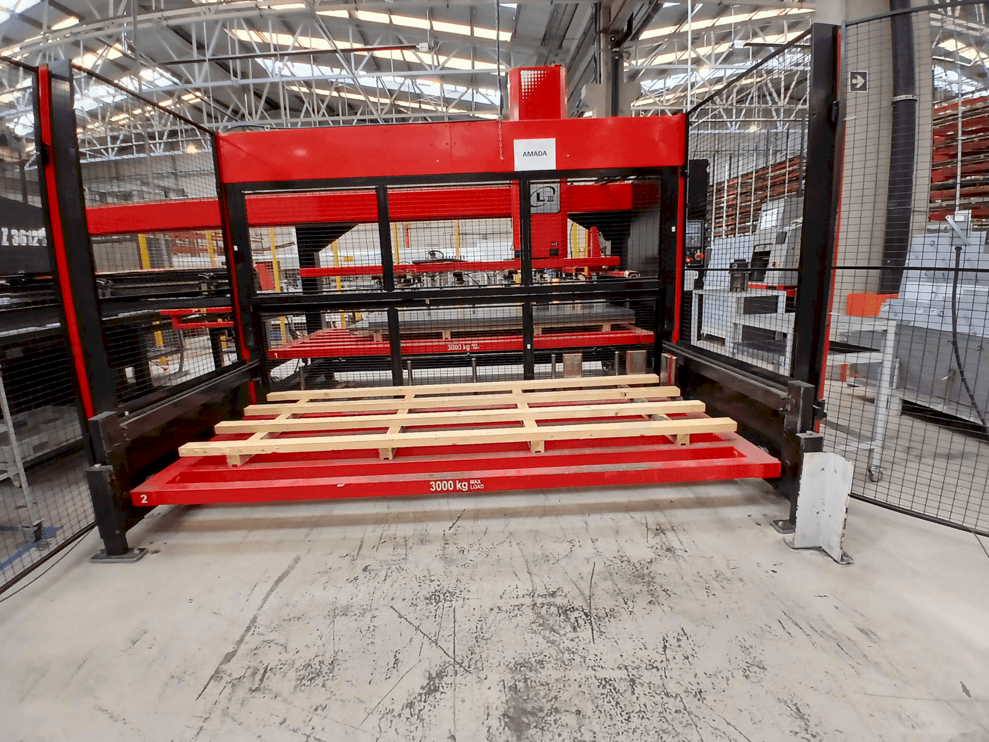 Front view of AMADA EMZ3612M2  machine