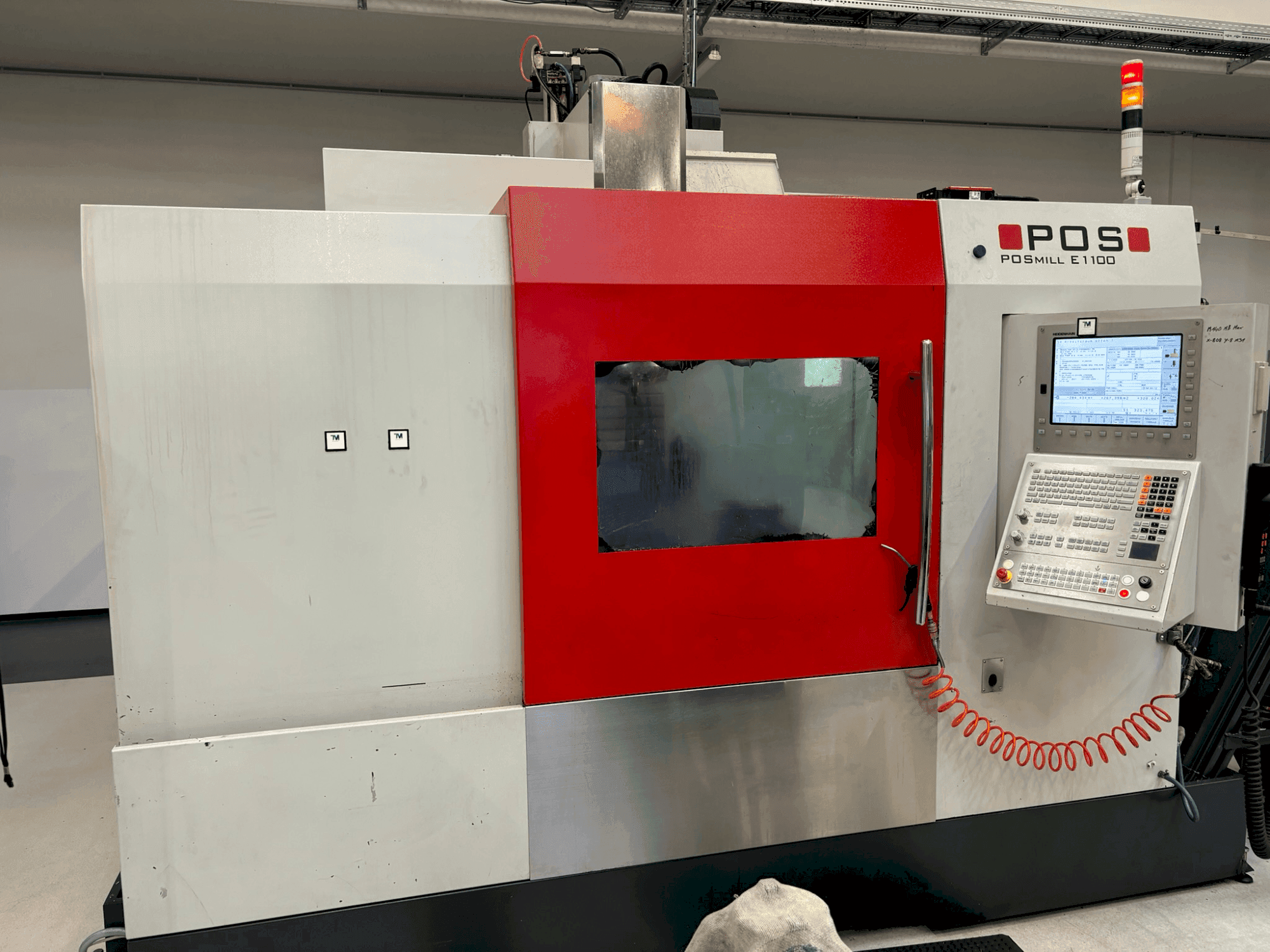 Front view of POSmill E 1100  machine