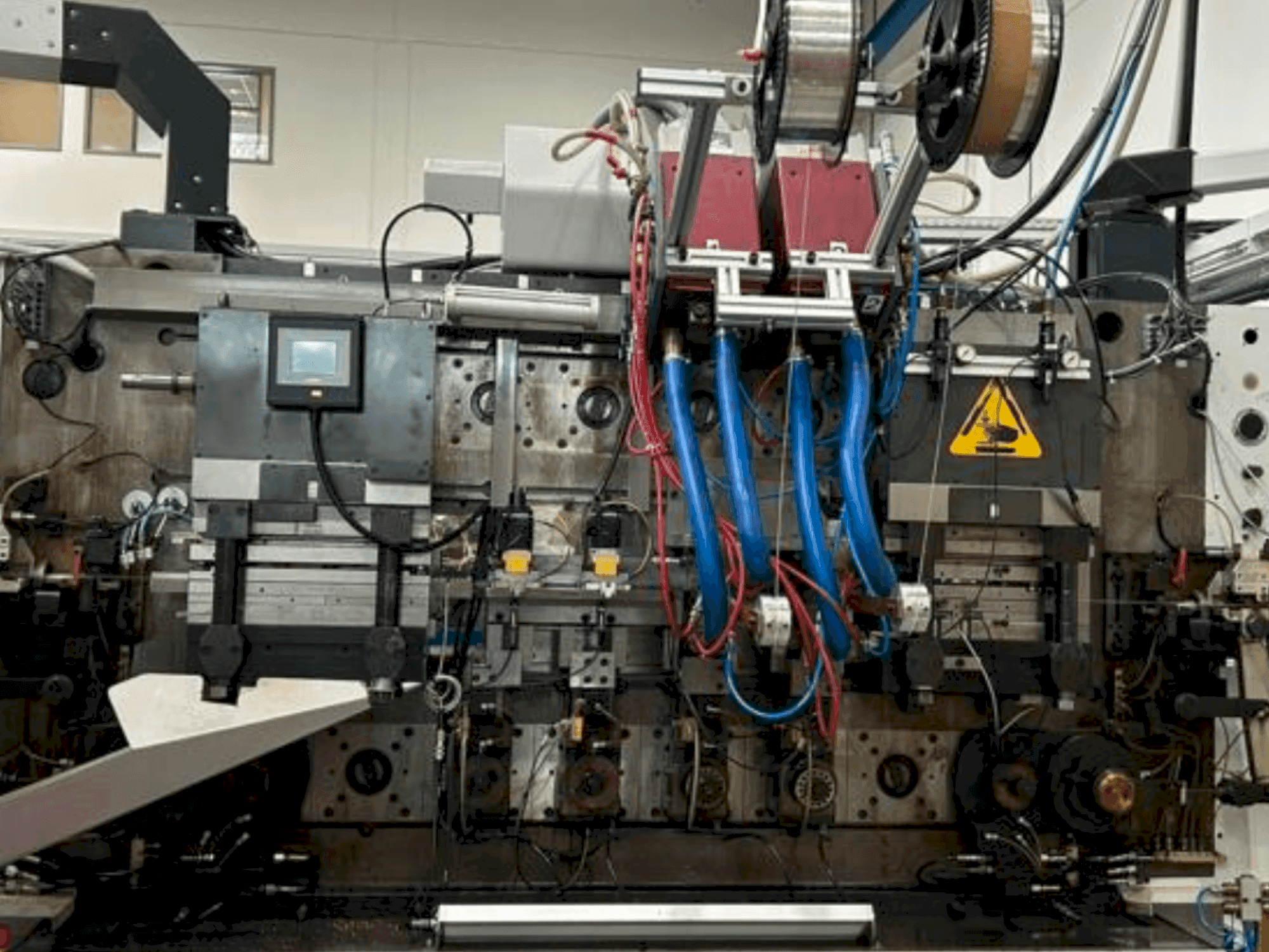 Front view of Bihler BZ 2/8  machine