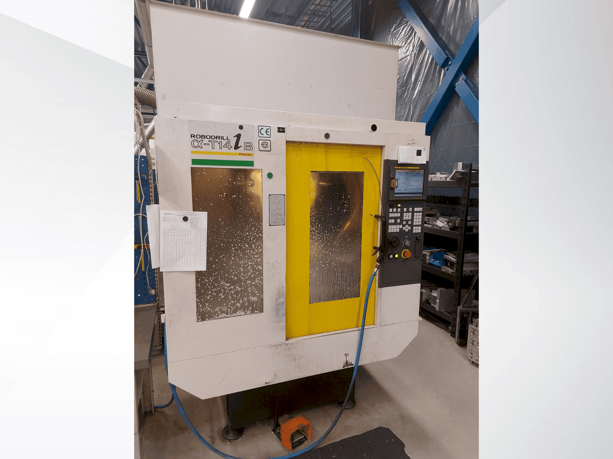 Front view of FANUC Robodrill α-T14iB  machine