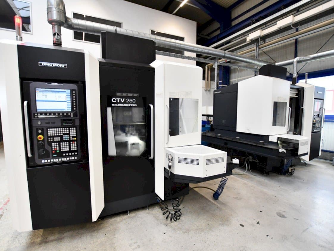 Front view of DMG MORI Gildemeister CTV 250 2nd  machine