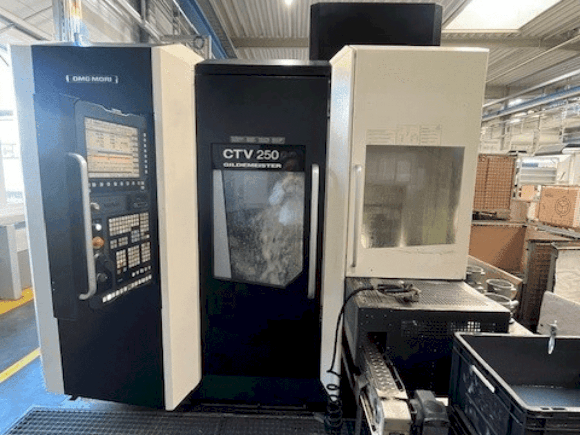 Front view of DMG MORI Gildemeister CTV 250 2nd  machine