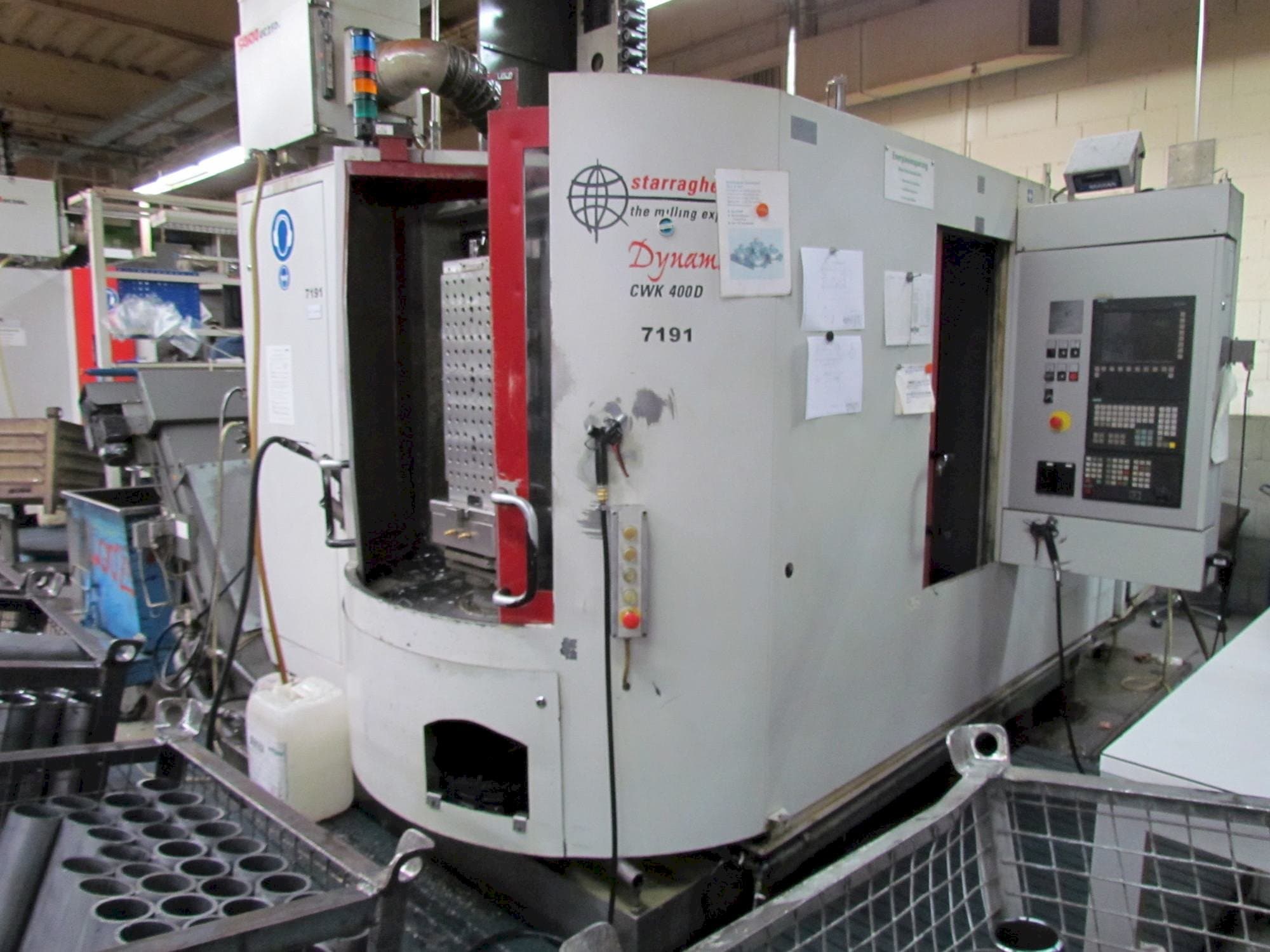 Front view of Heckert CWK 400 D  machine