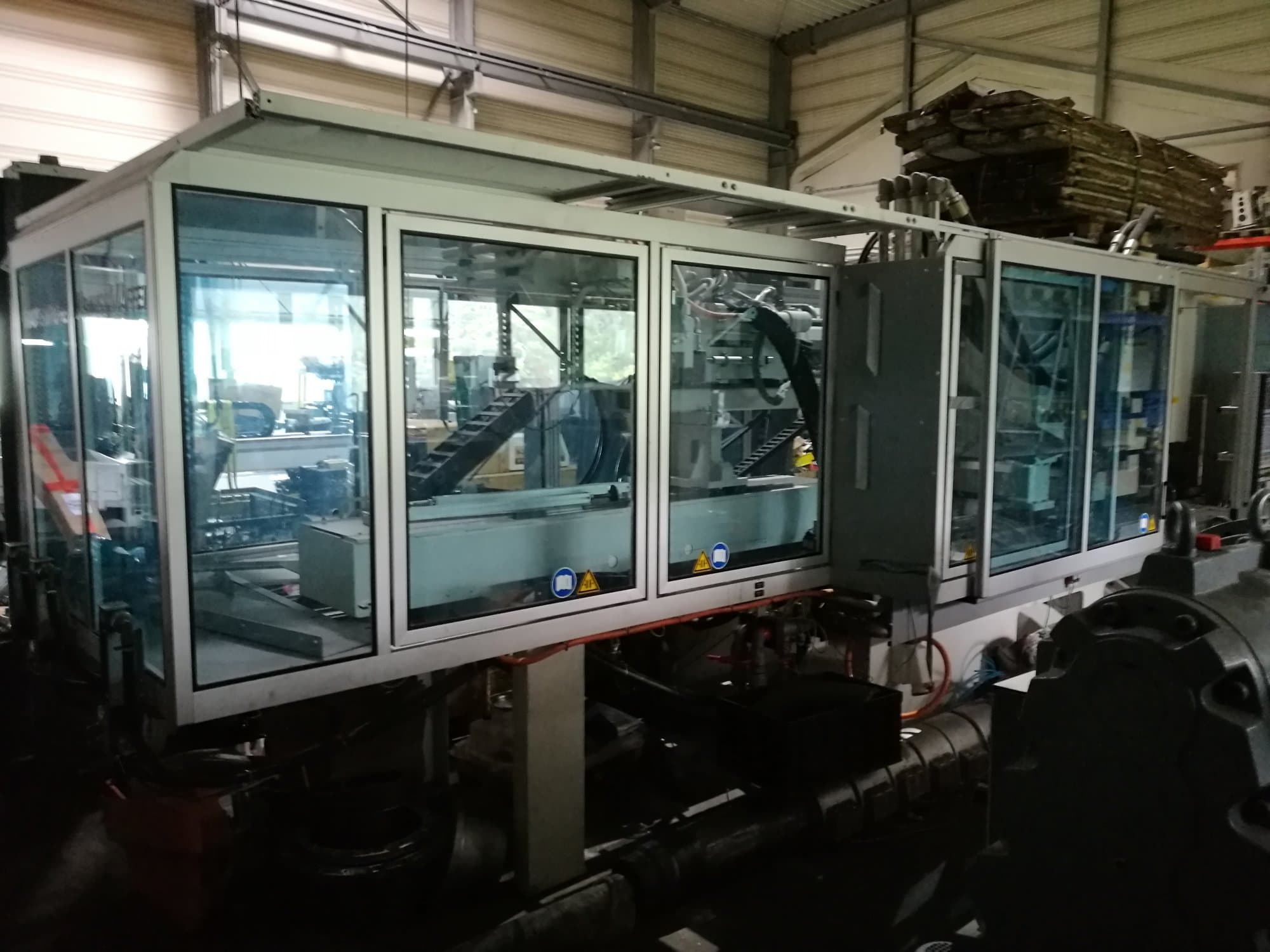 Front view of Krauss Maffei 280-700-700 C3 Twin Machine