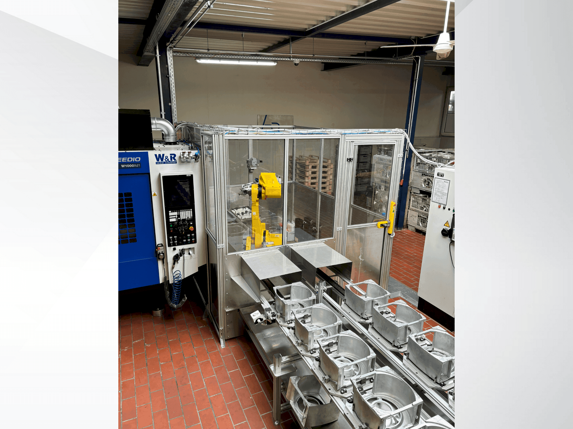 Front view of FANUC M710 iC 70  machine