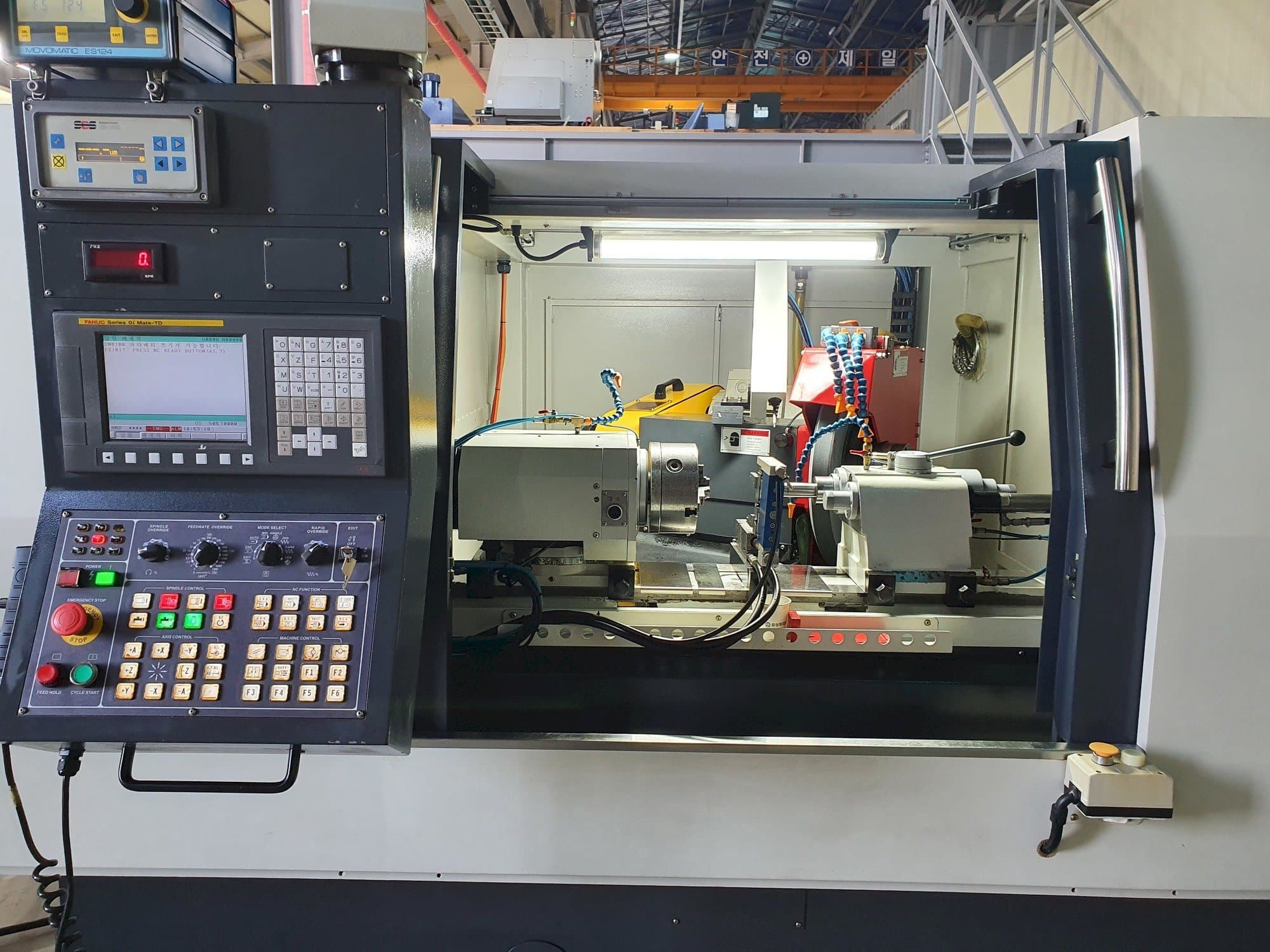 Front view of e-tech EGA-3250CNC  machine