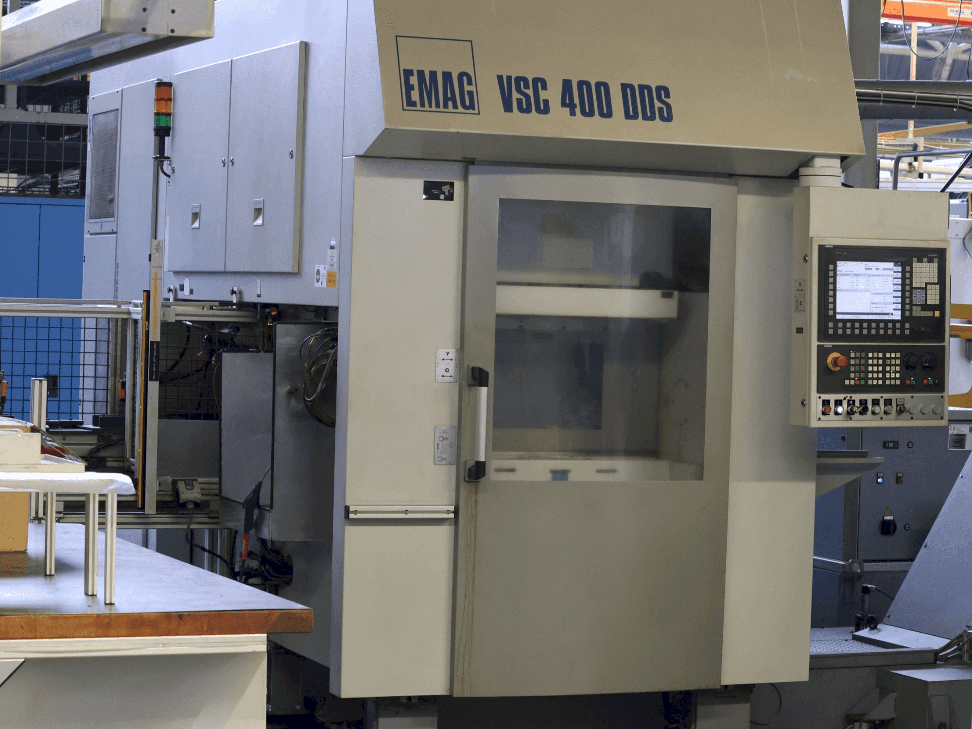 Front view of EMAG VSC DDS  machine
