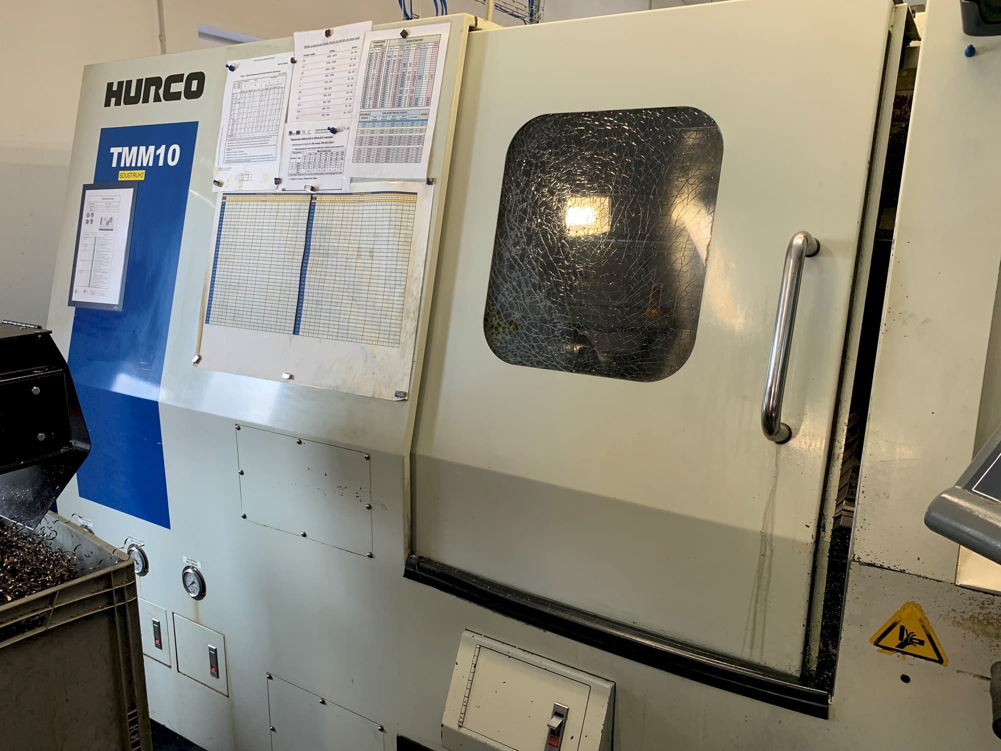 Front view of Hurco TMM 10  machine