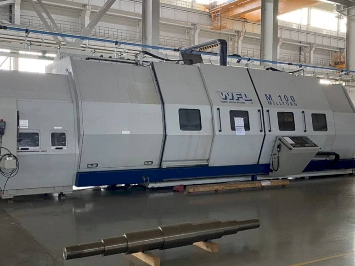 Front view of WFL  M 100  machine