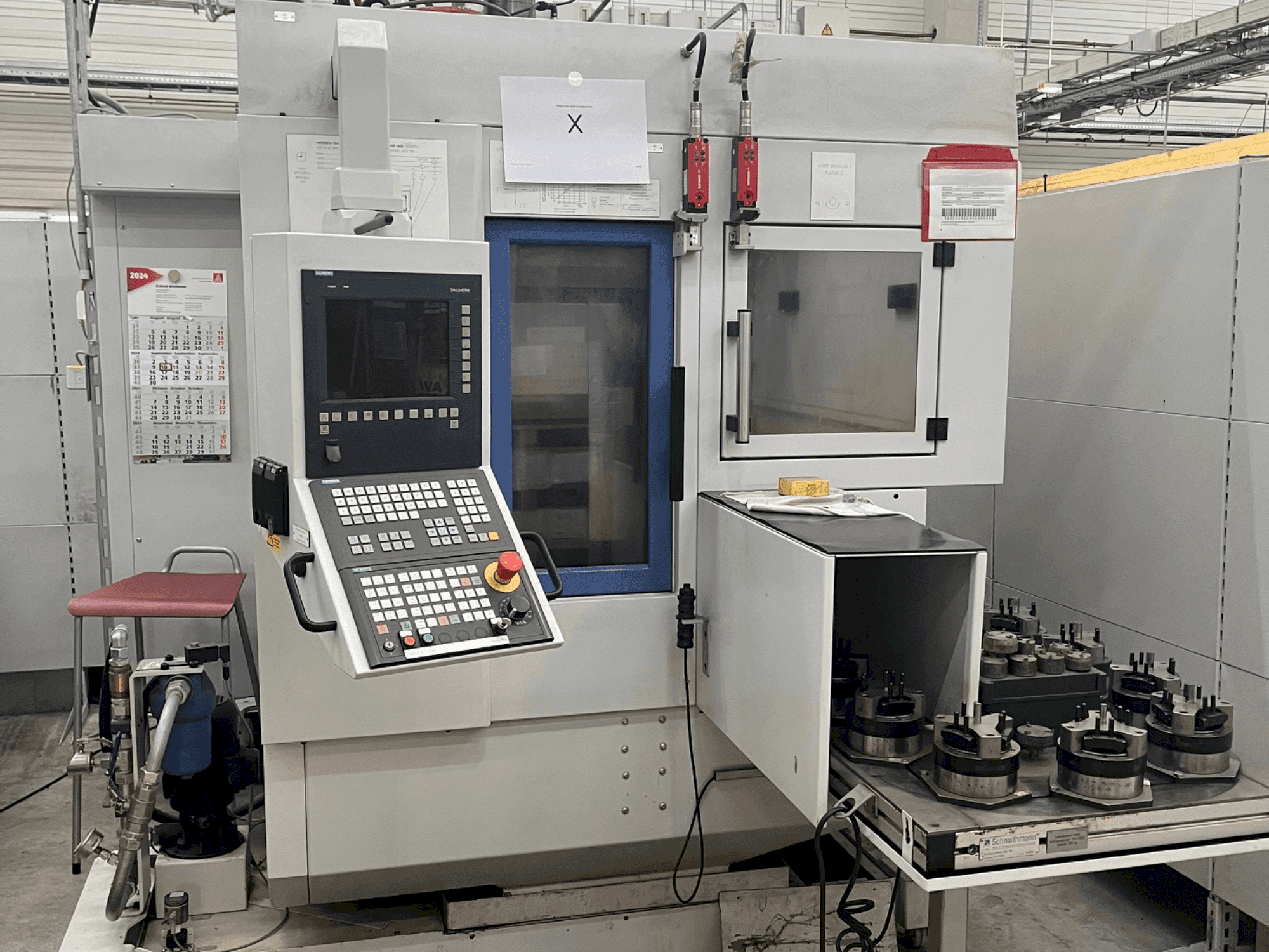 Front view of Scherer - Feinbau VDZ 100L  machine