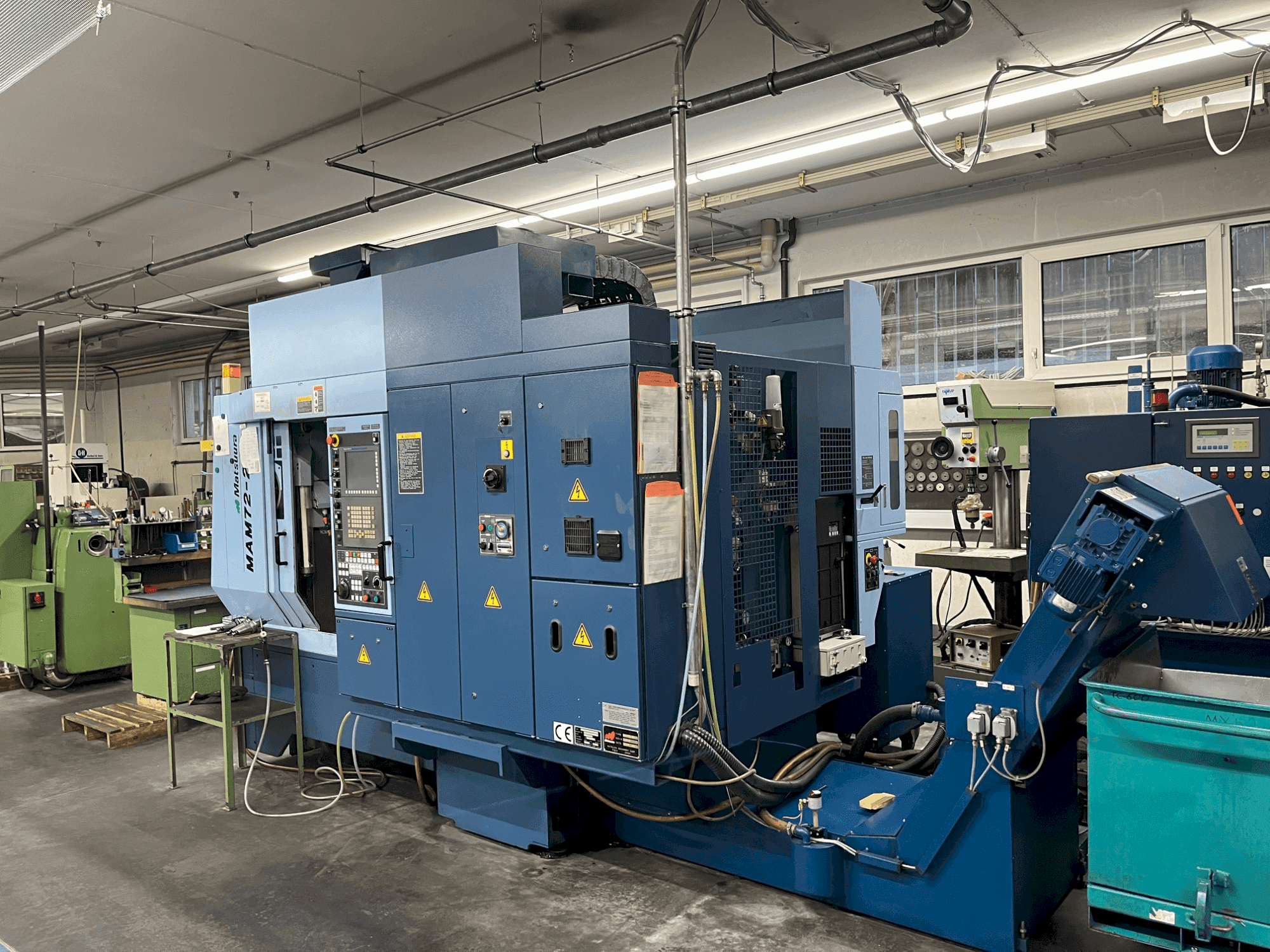 Front view of Matsuura MAM72-25V  machine
