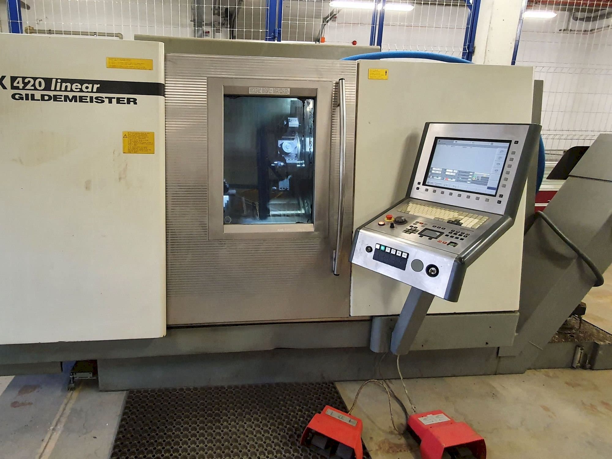Front view of Gildemeister CTX 420 linear  machine