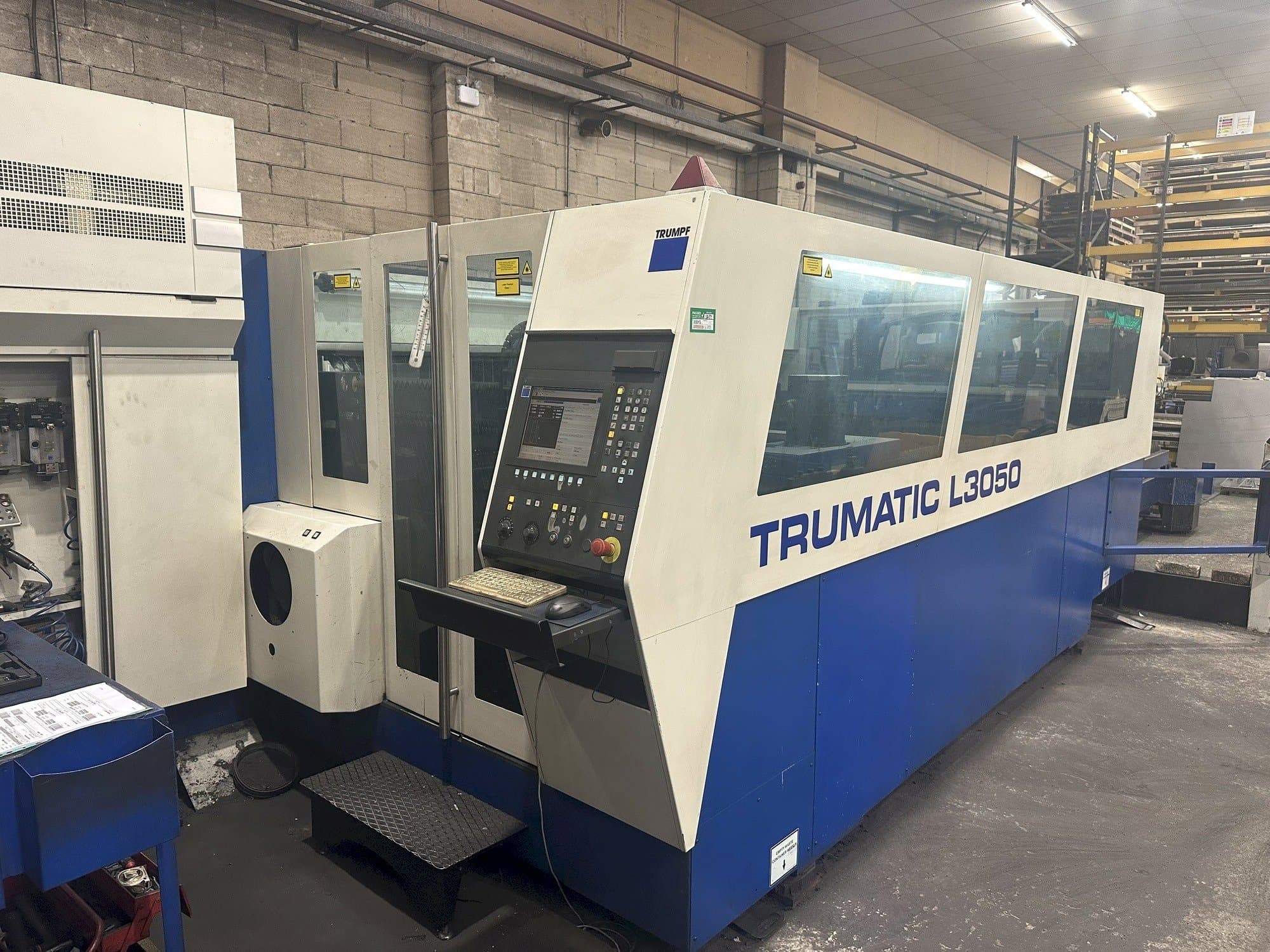 Front view of Trumpf Trumatic L3050  machine