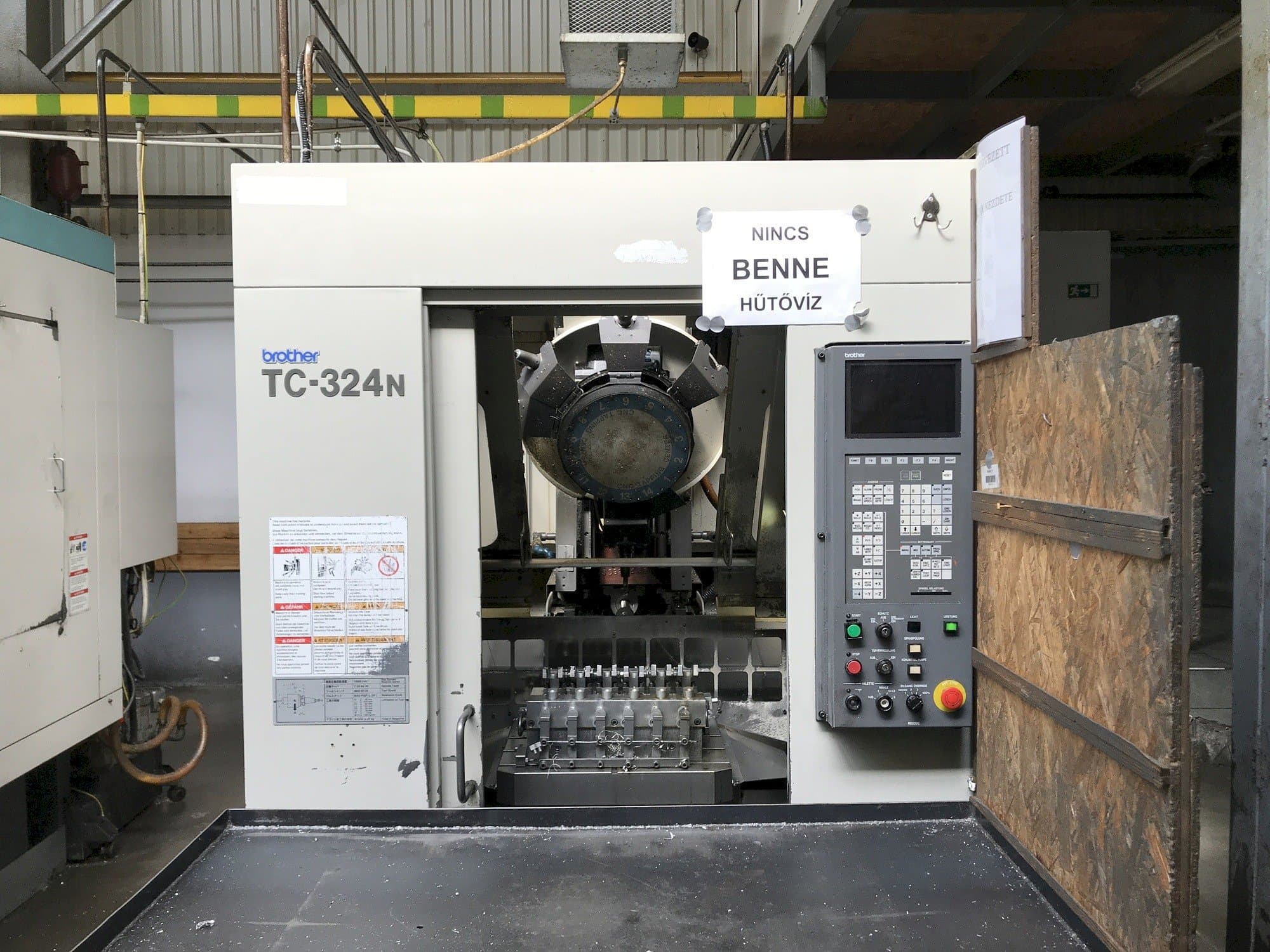 Front view of Brother TC-324N  machine