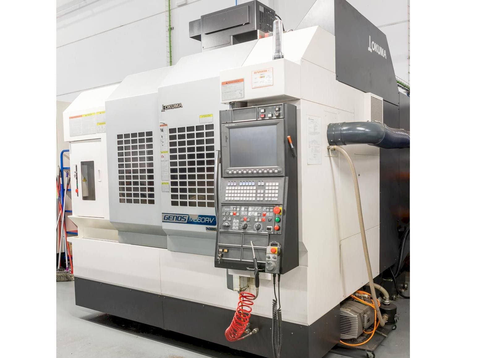 Front view of Okuma Genos M560R-V  machine