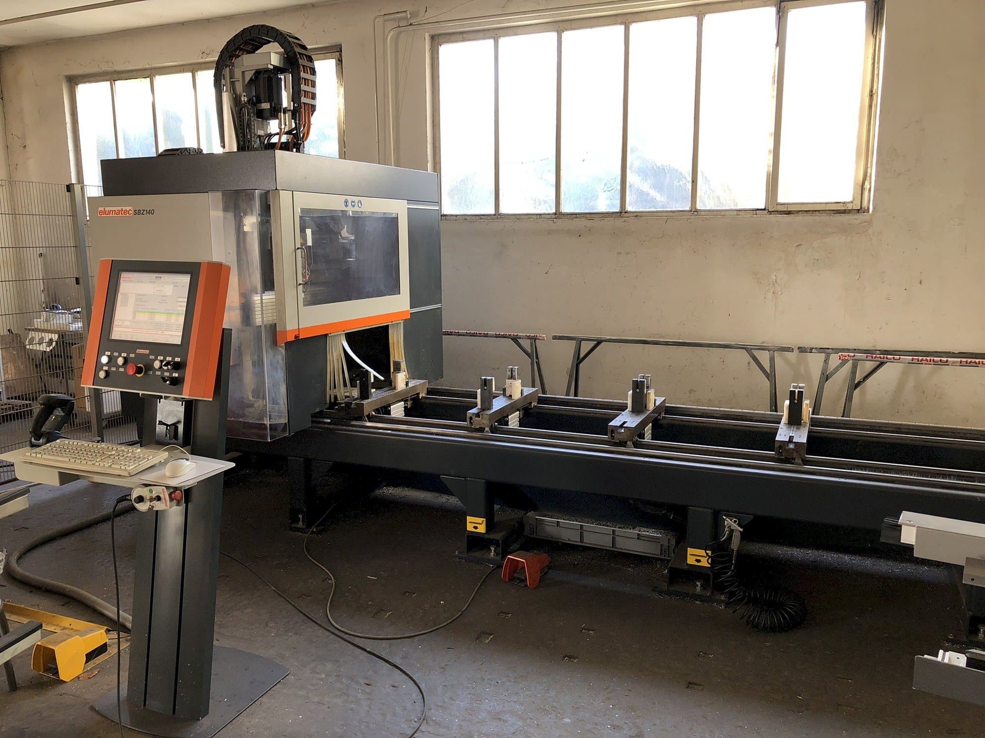 Front view of Elumatec SBZ 140/60  machine