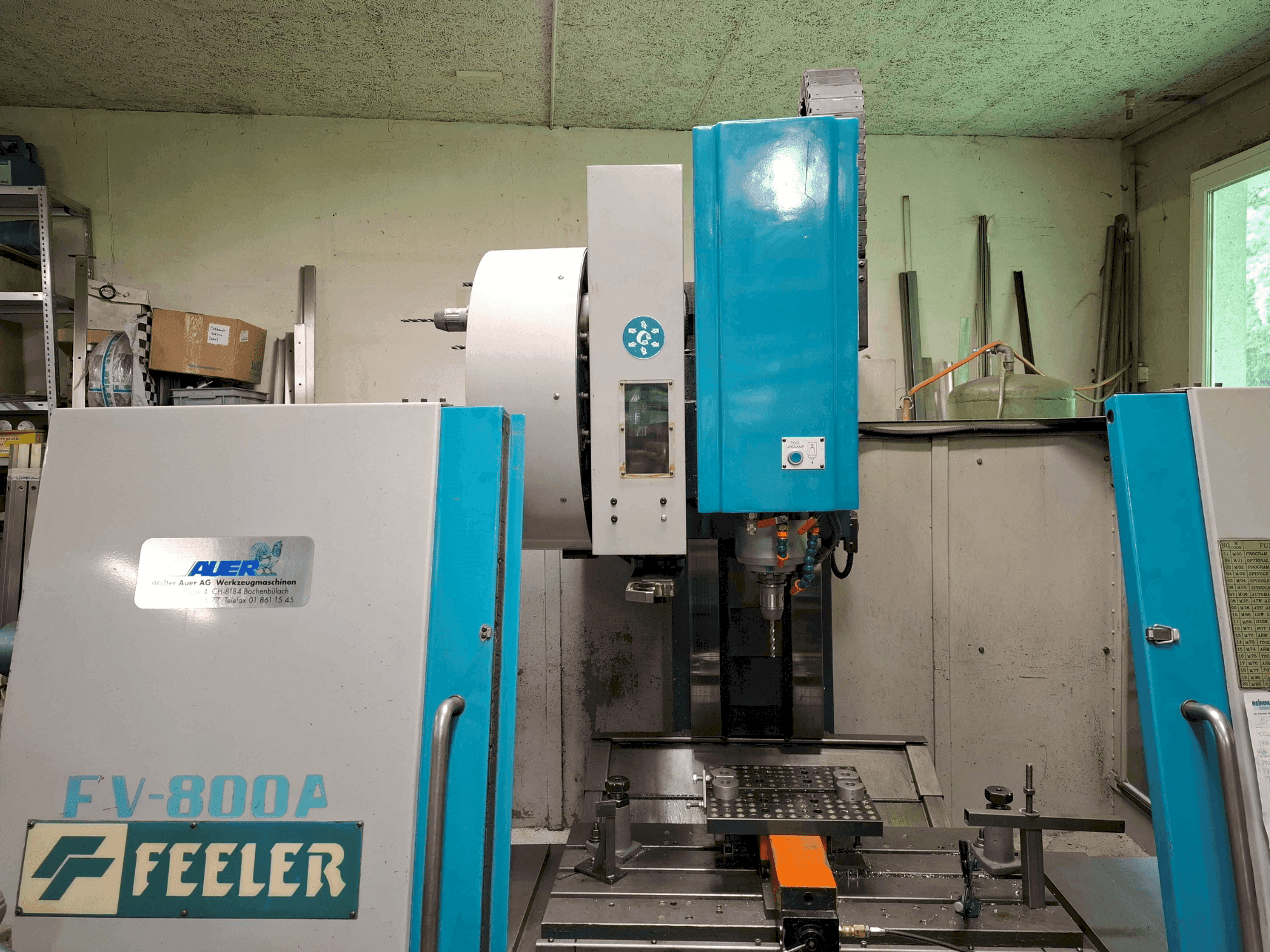 Front view of Feeler FV-800A  machine