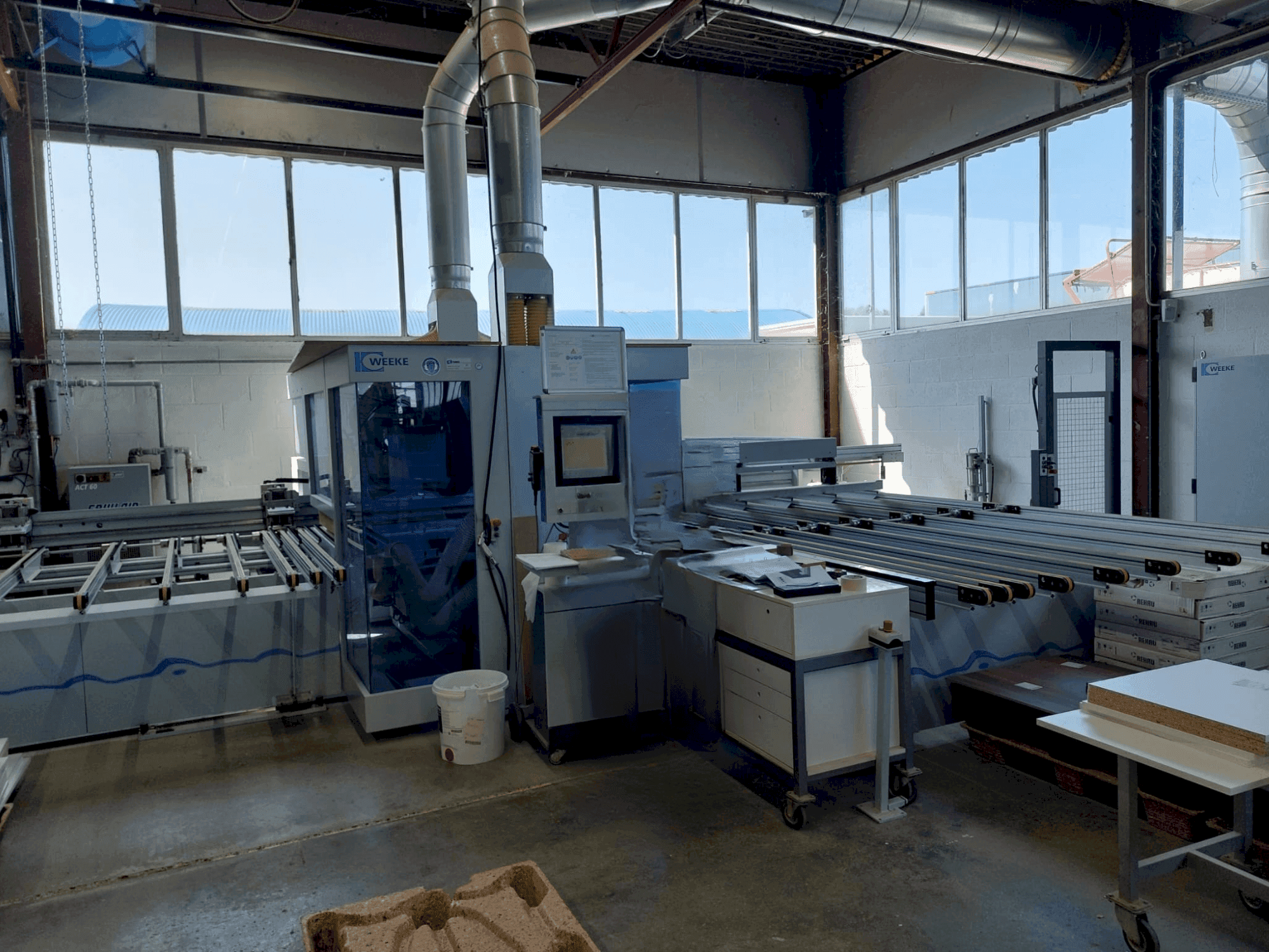 Front view of Weeke Optimat BHX 500/D  machine