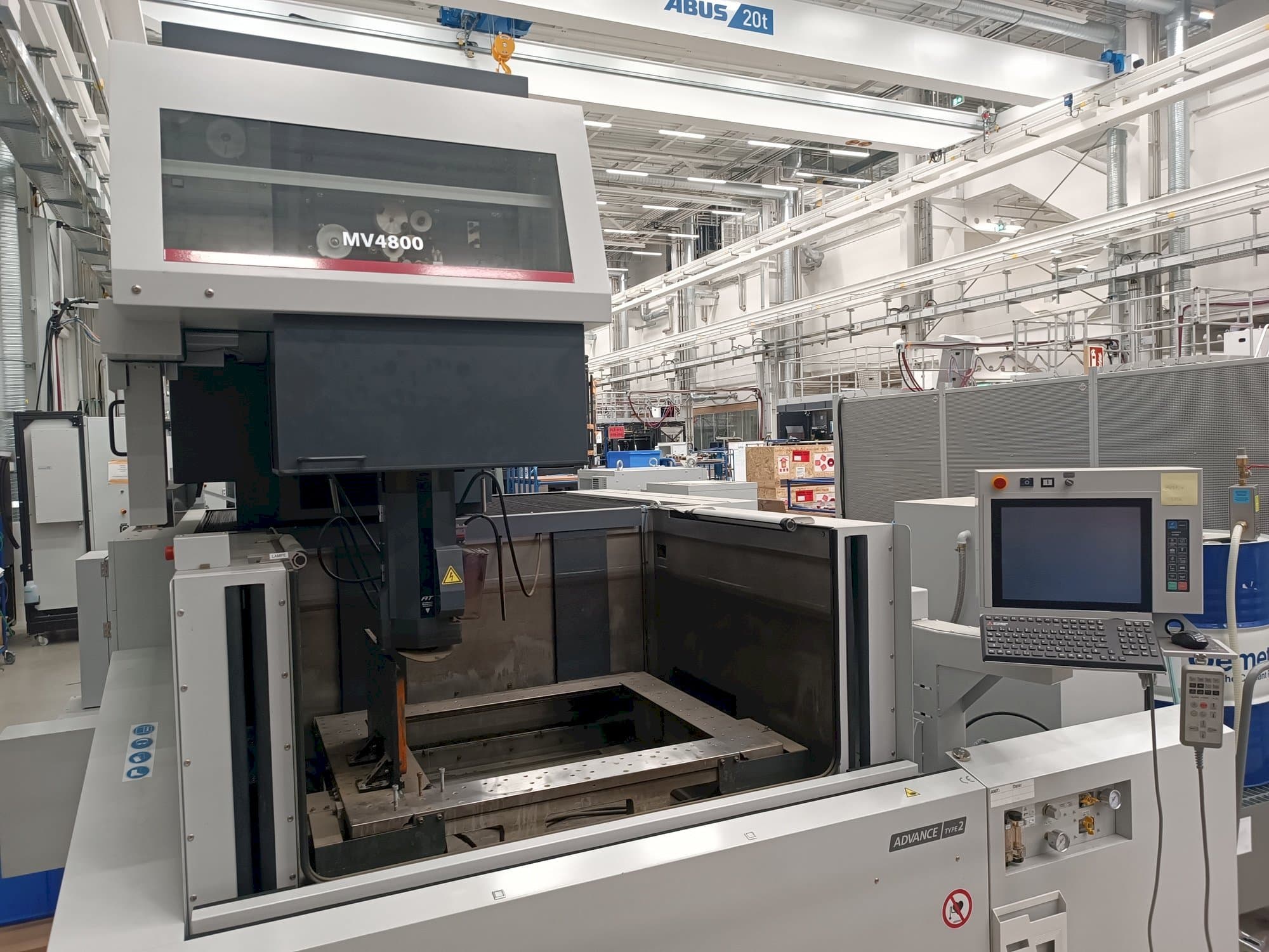 Front view of Mitsubishi MV4800  machine