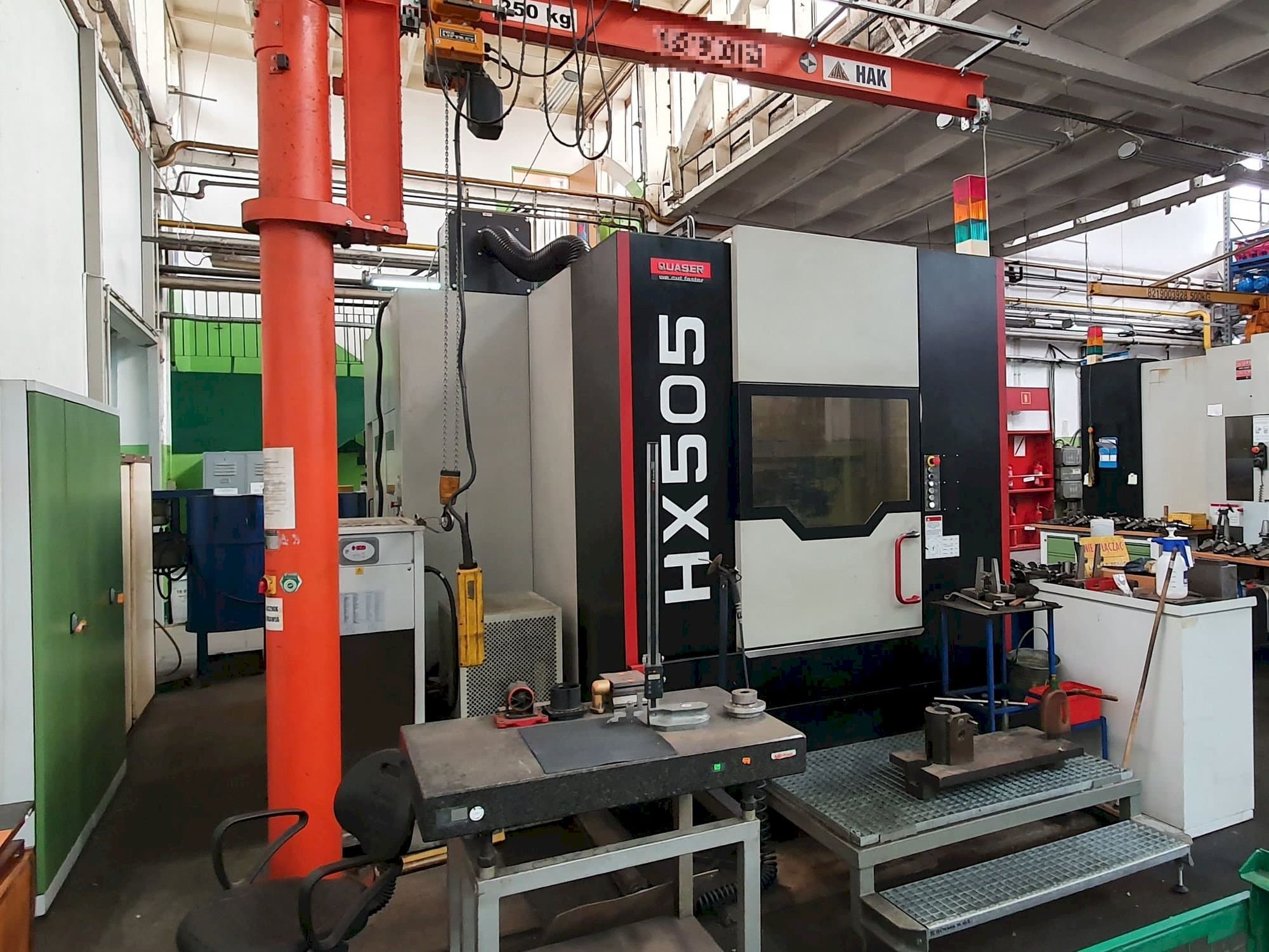 Front view of Quaser HX505 AP / 6B  machine