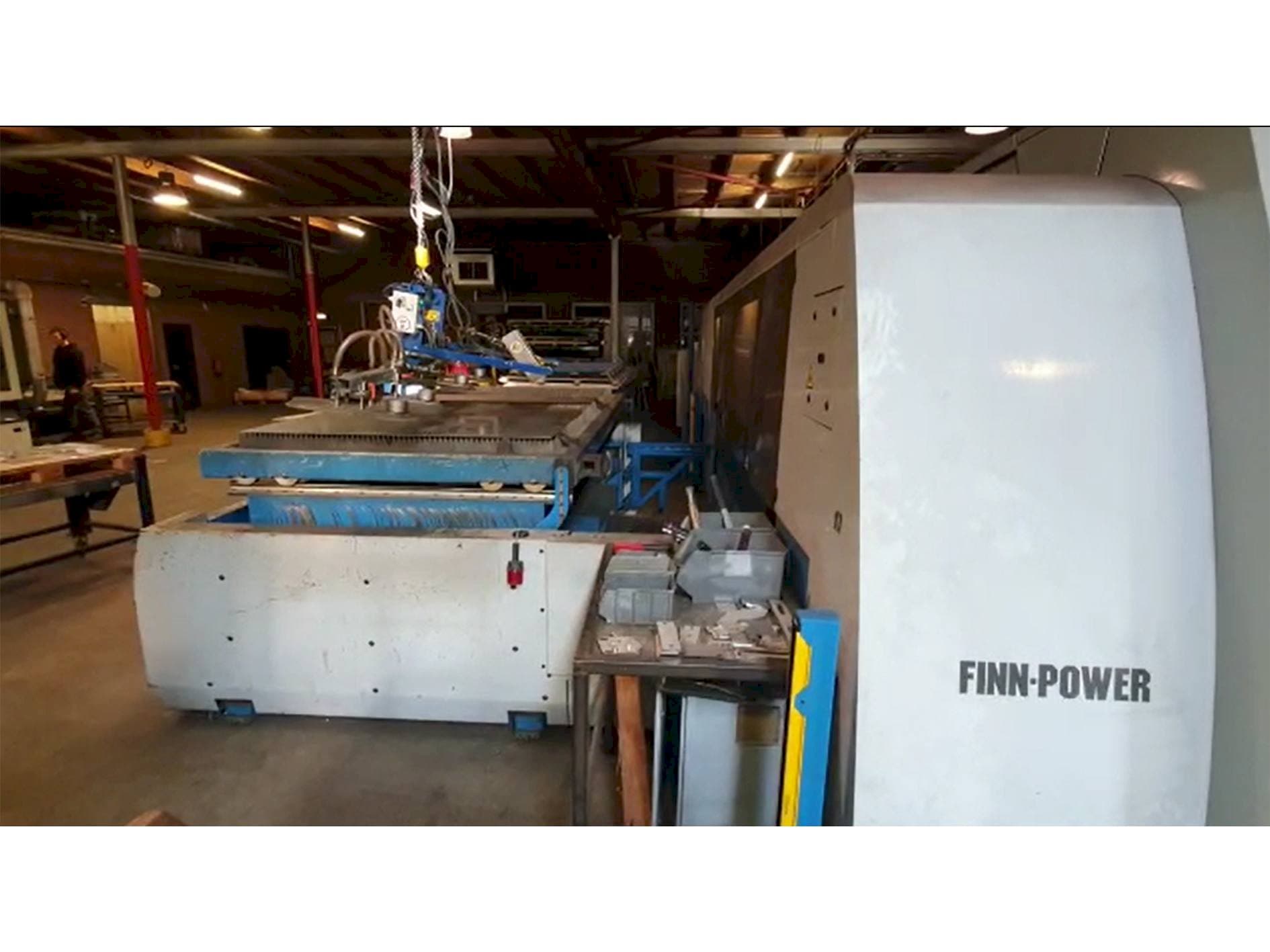 Front view of Finn-Power L6 4kW CO2  machine