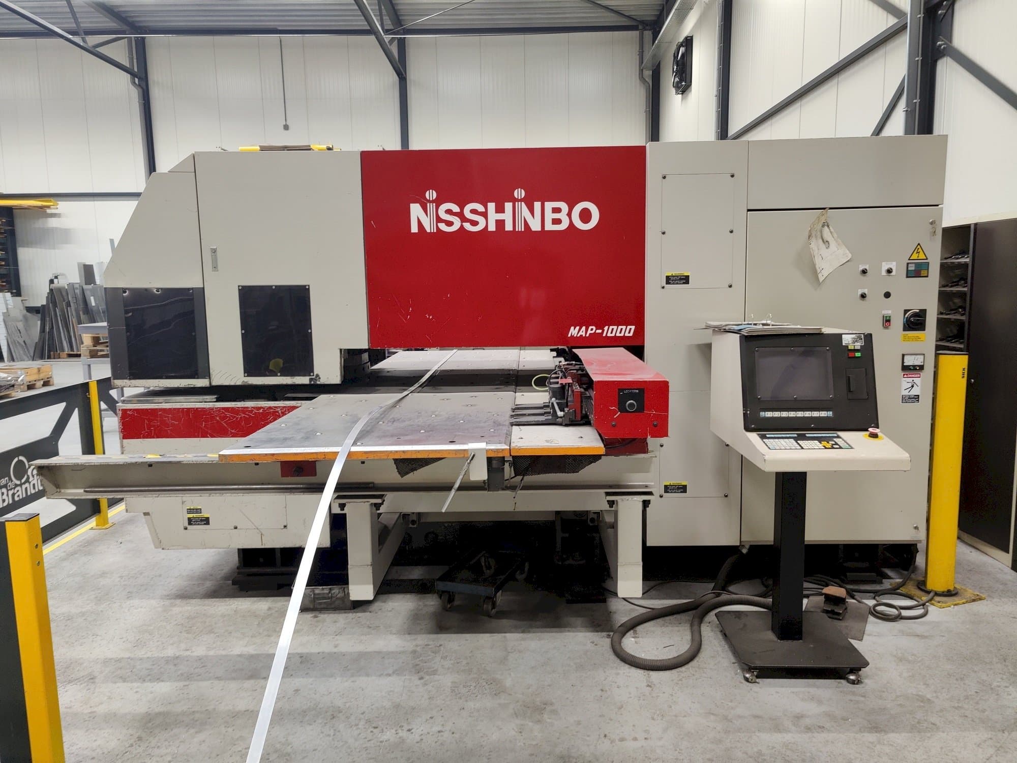 Front view of Nisshinbo MAP-1000  machine