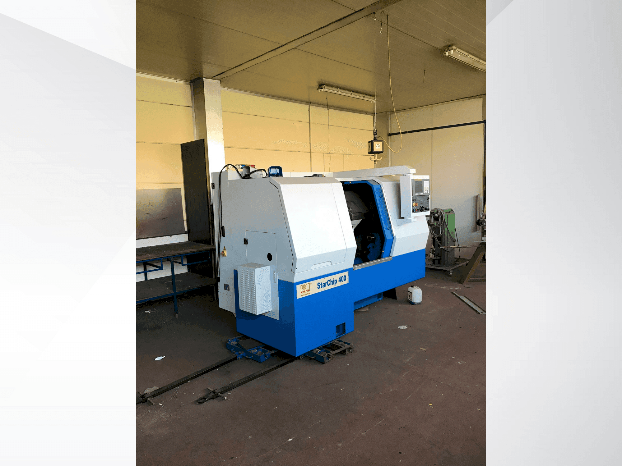 Front view of KNUTH Starship 400  machine