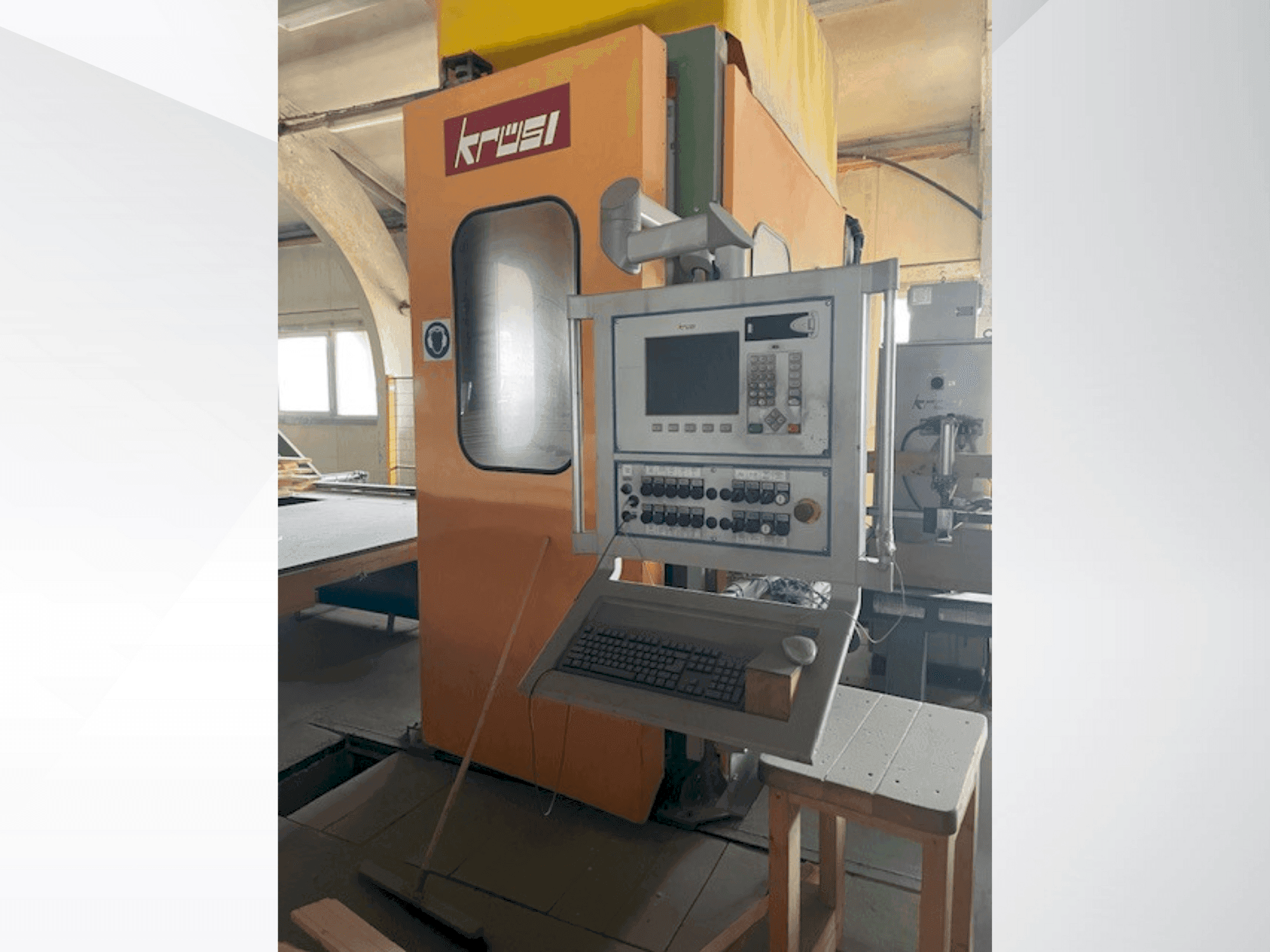 Front view of KRÜSI KM-95 G1  machine
