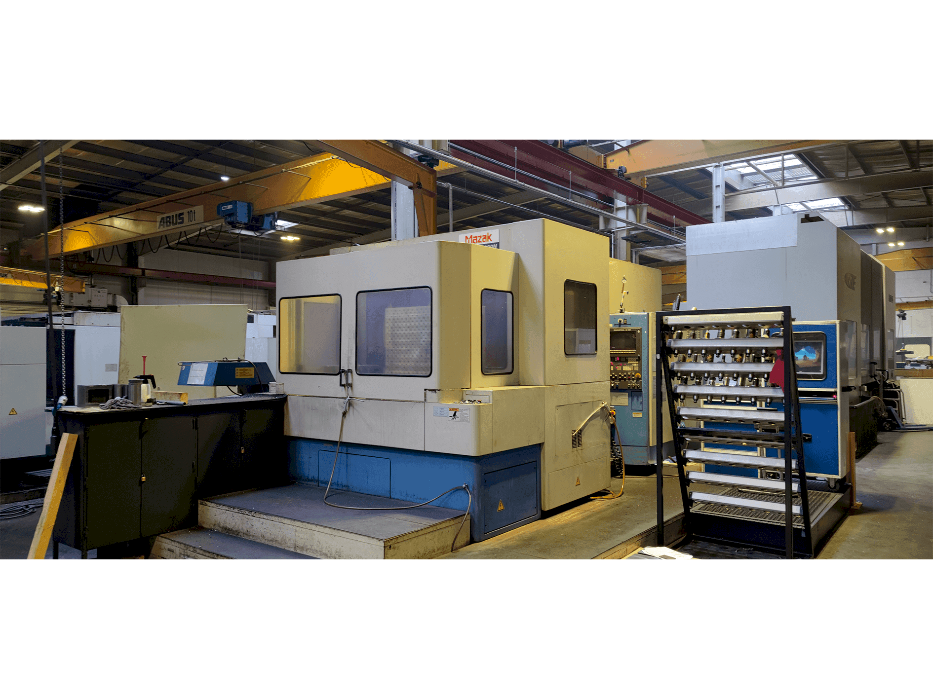 Front view of Mazak H-630 N  machine