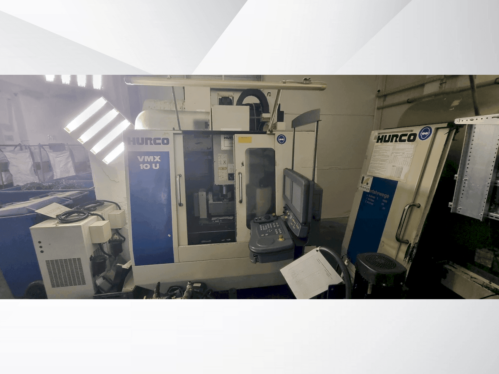 Front view of Hurco VMX 10U  machine