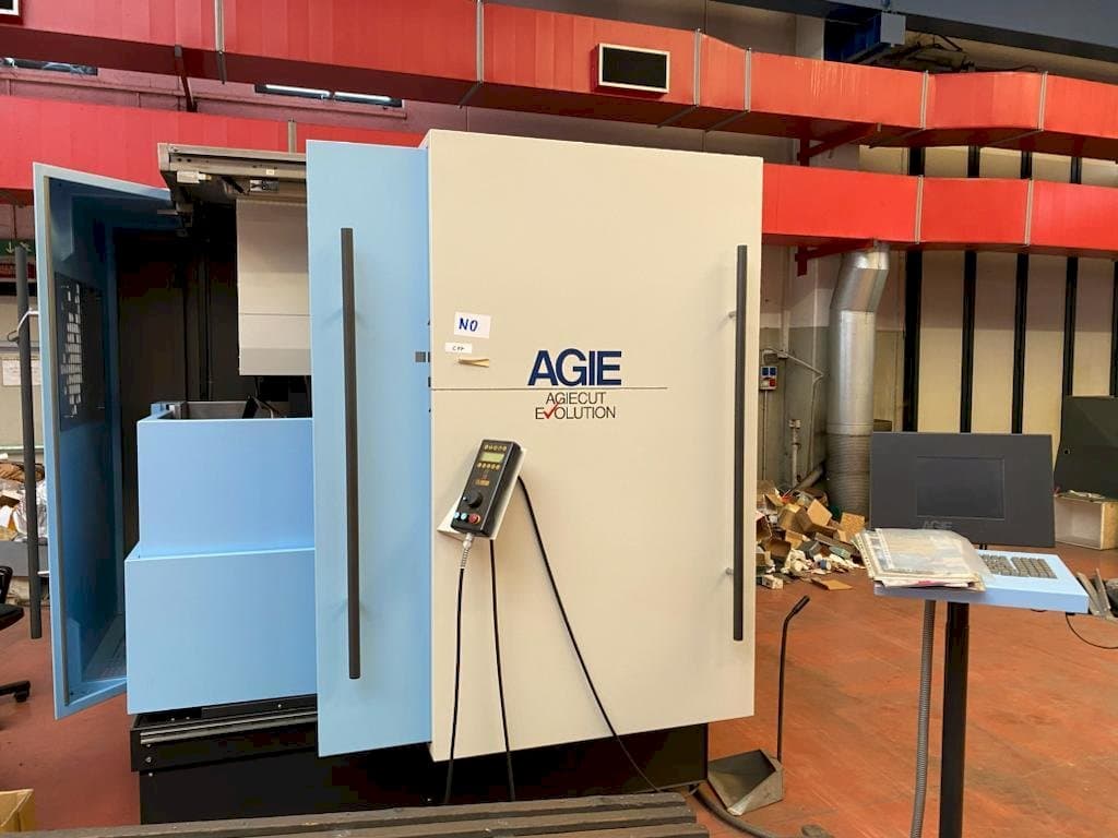 Front view of AGIE AGIEMATIC + AGIEPULS 60 HSF  machine