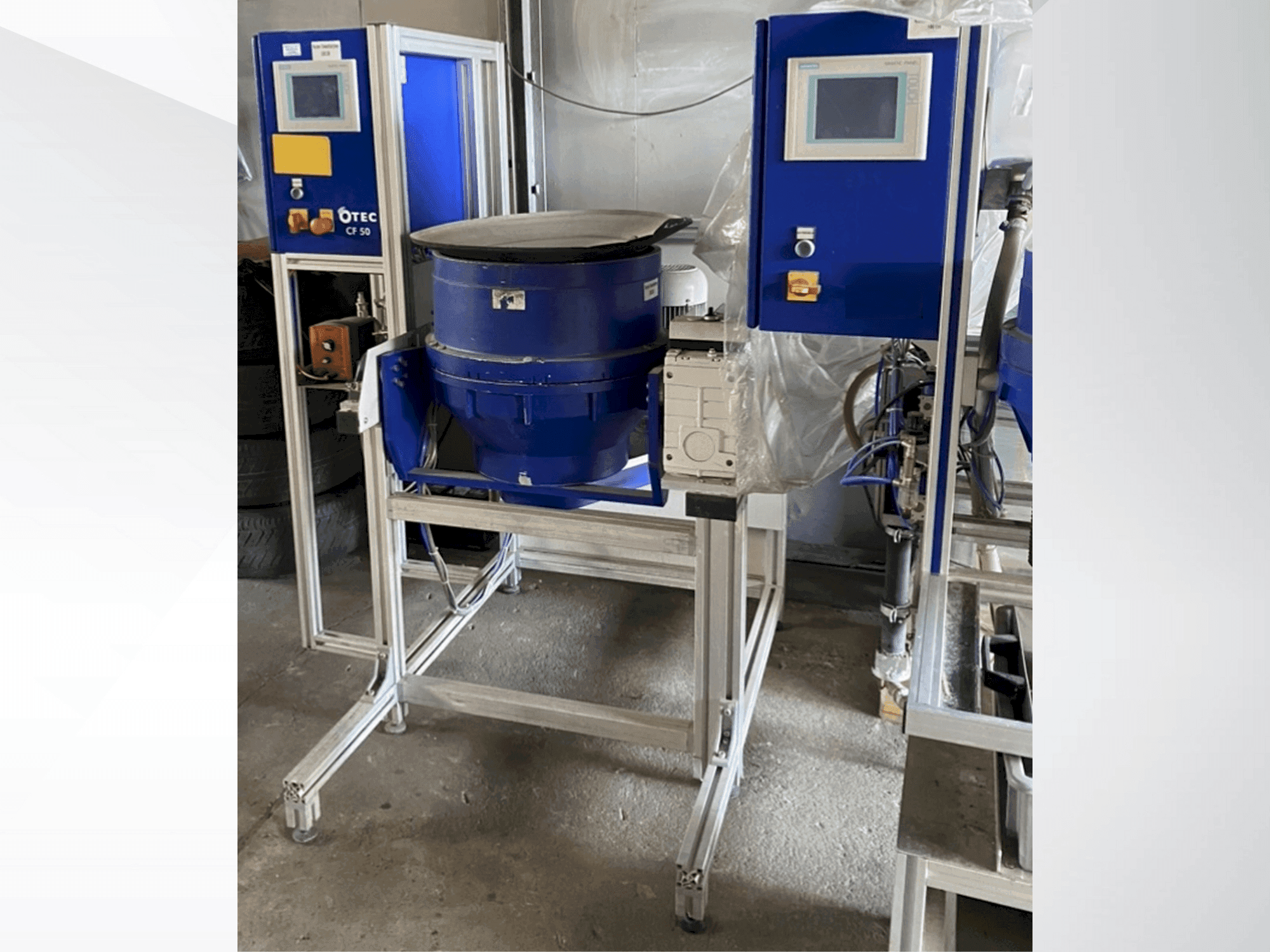 Front view of OTEC CF 1x50  machine