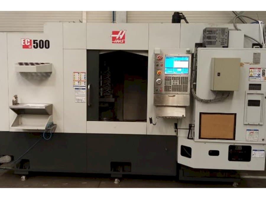 Front view of HAAS EC-500  machine