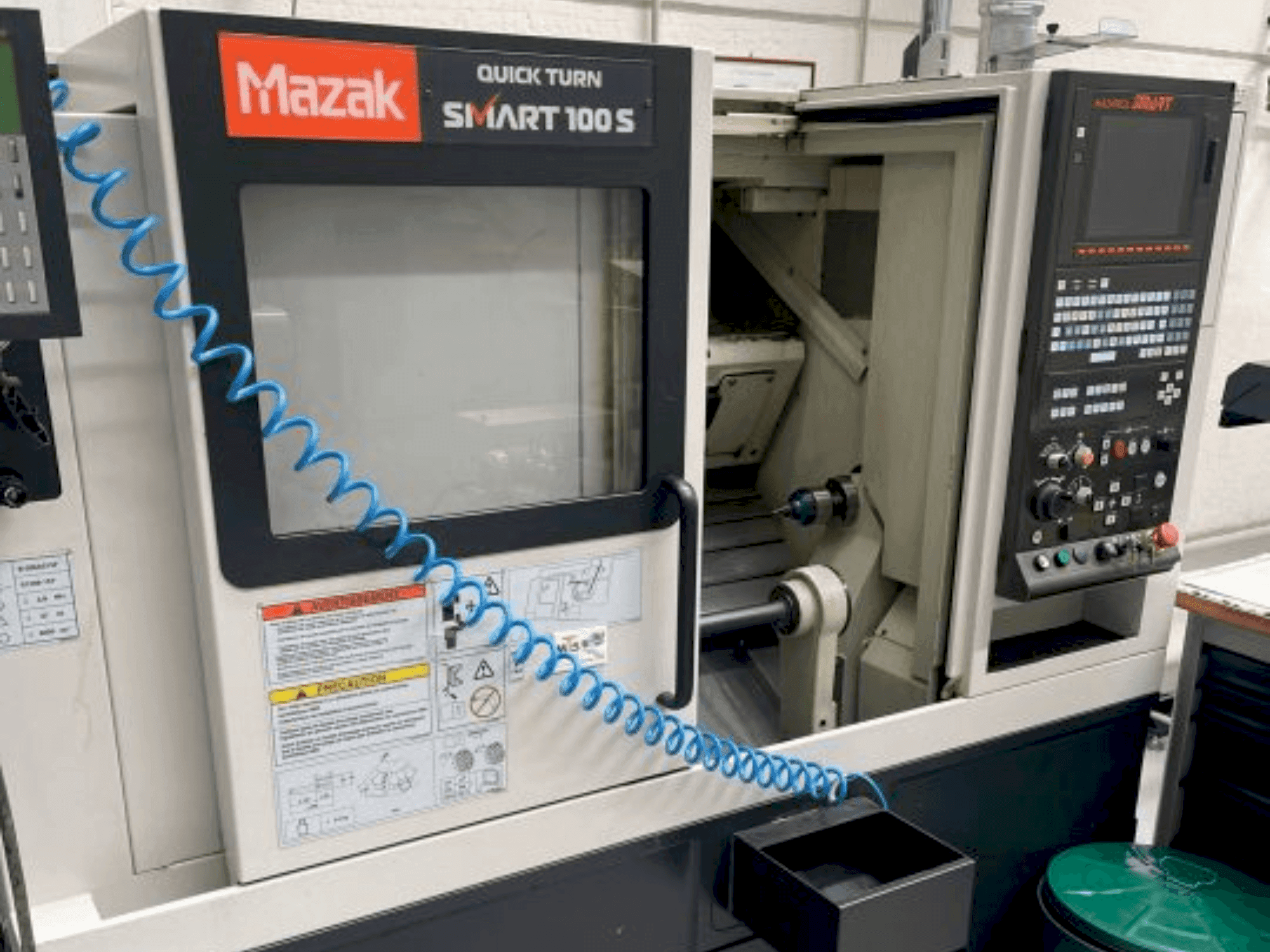 Front view of Mazak QT SMART-100  machine