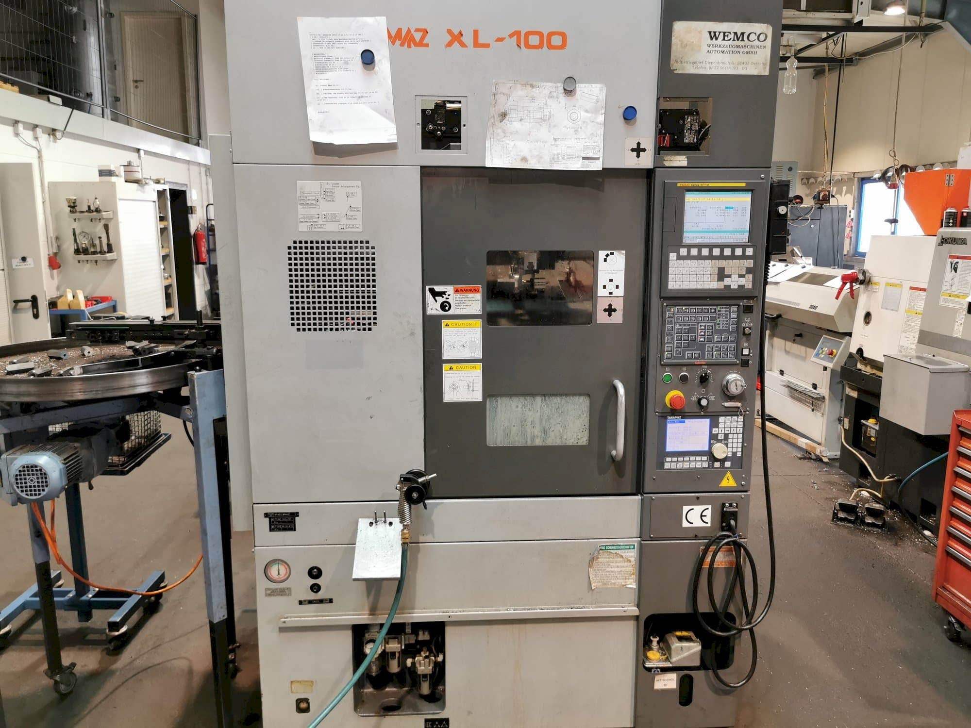 Front view of Takamaz XL100  machine