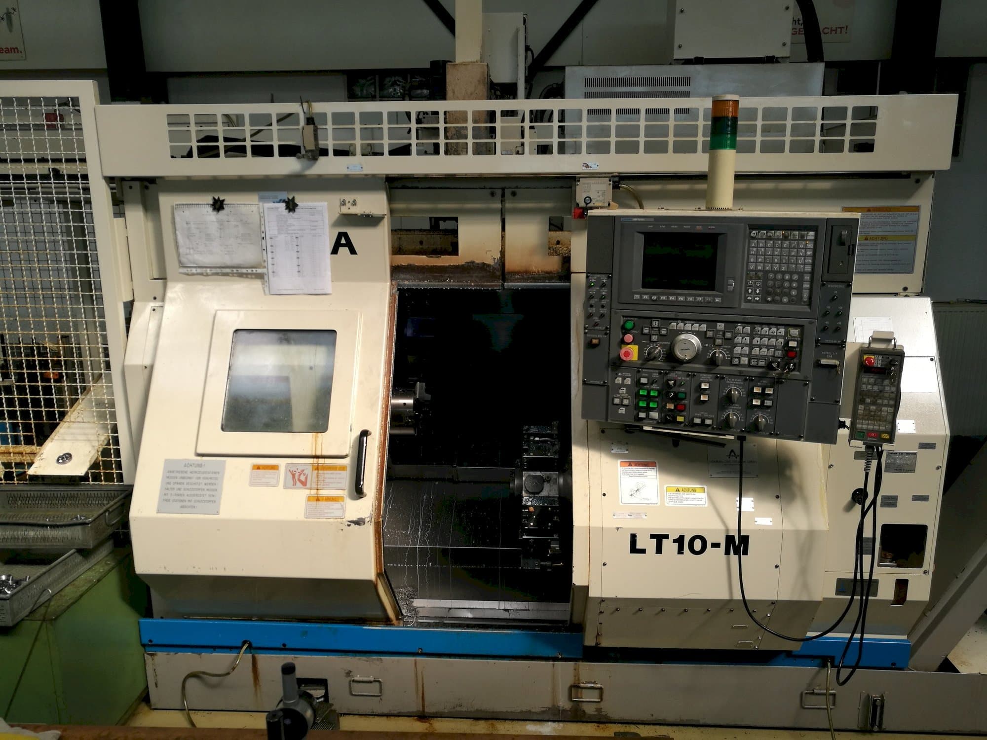Front view of Okuma LT10-M  machine